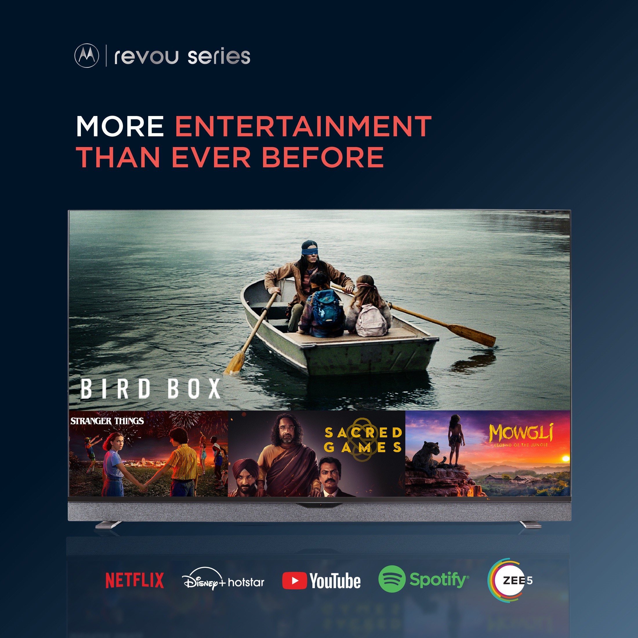 MOTOROLA Revou (50 inch) Ultra HD (4K)ADS (50UHDADMRS7P) MOTOROLA Revou (50 inch) Ultra HD (4K)ADS (50UHDADMRS7P)
