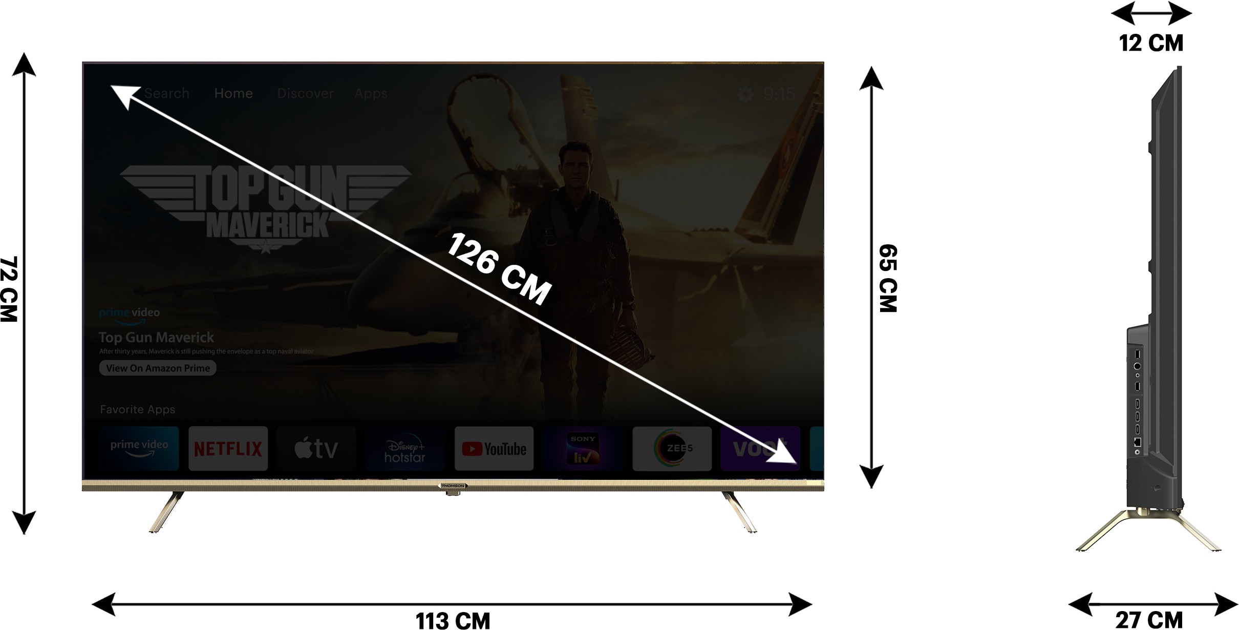 Thomson OATHPRO Max (50 inch) Ultra HD (4K)IPS+ (50OPMAX9077) Thomson OATHPRO Max (50 inch) Ultra HD (4K)IPS+ (50OPMAX9077)