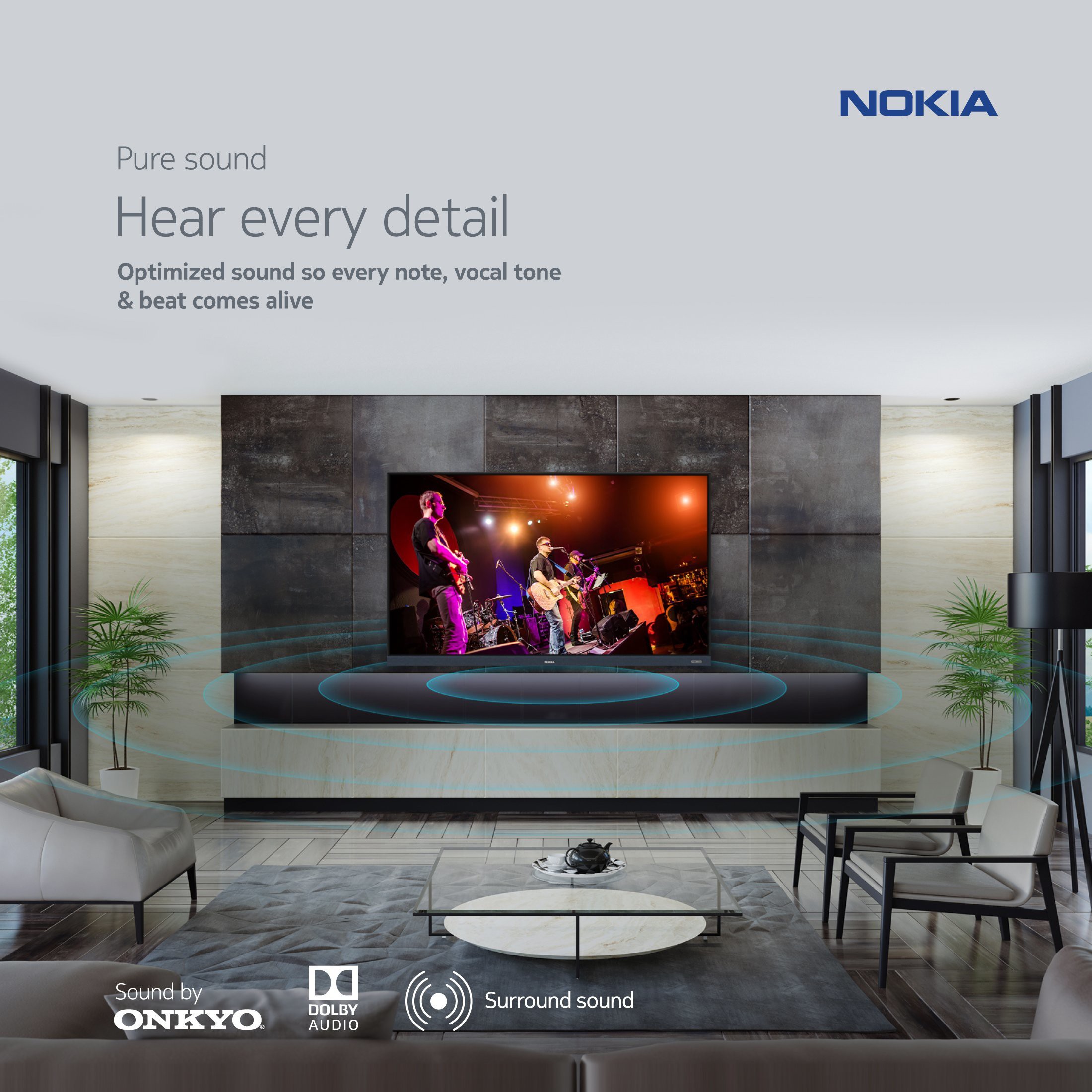 Nokia (50 inch) Ultra HD (4K)VA Panel (50TAUHDN) Nokia (50 inch) Ultra HD (4K)VA Panel (50TAUHDN)