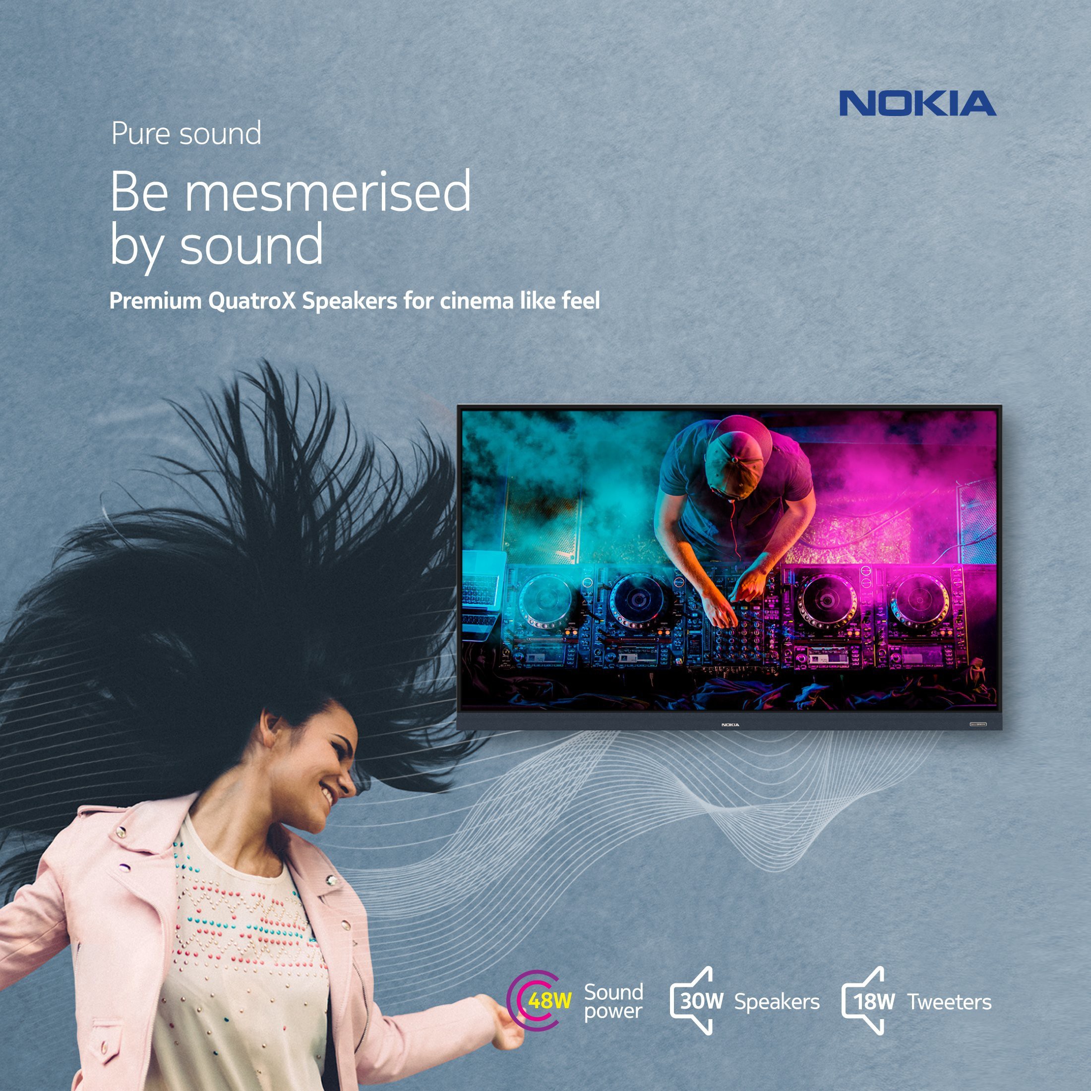 Nokia (50 inch) Ultra HD (4K)VA Panel (50TAUHDN) Nokia (50 inch) Ultra HD (4K)VA Panel (50TAUHDN)