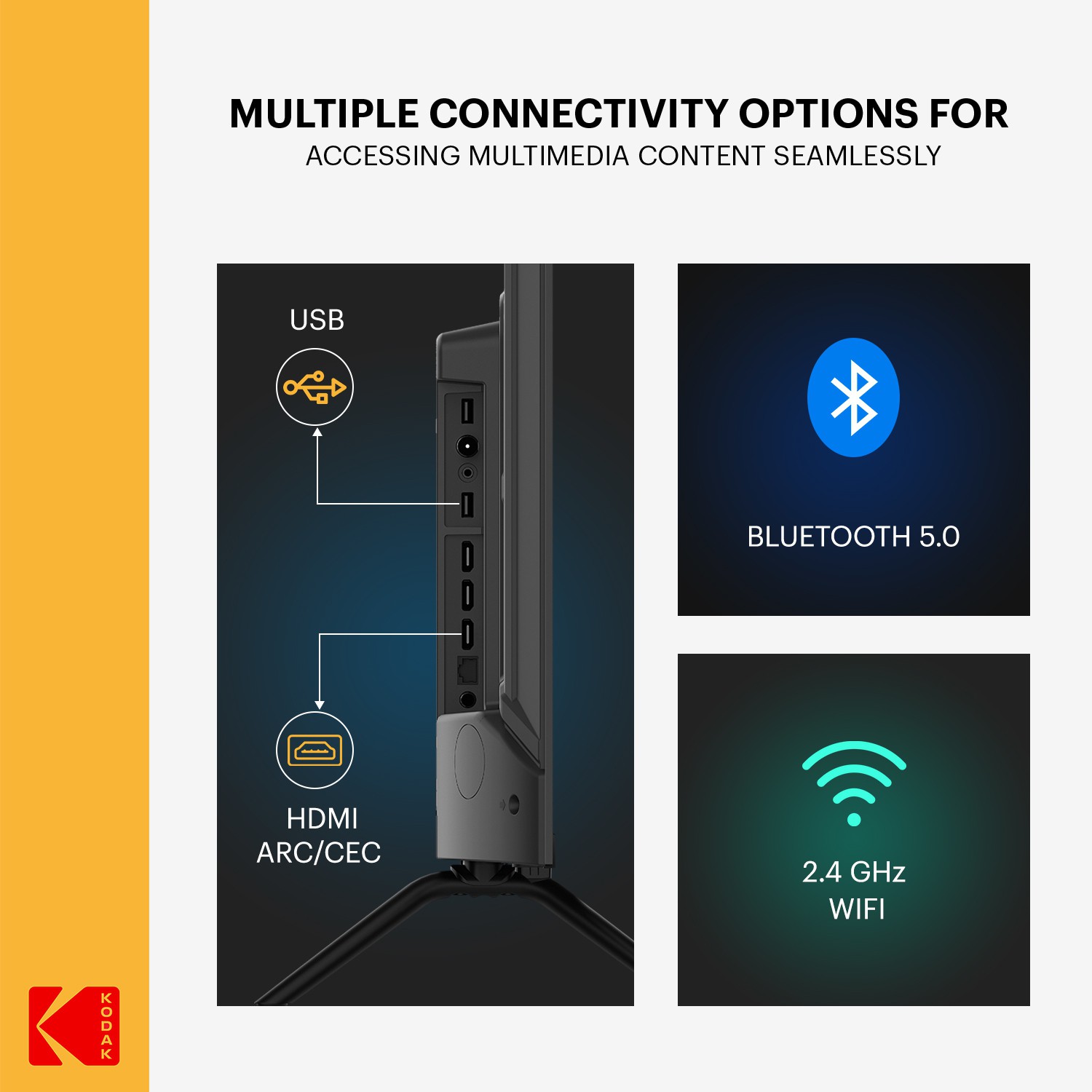 KODAK  CA PRO (50 inch) Ultra HD (4K)IPS+ (50CAPRO5066)