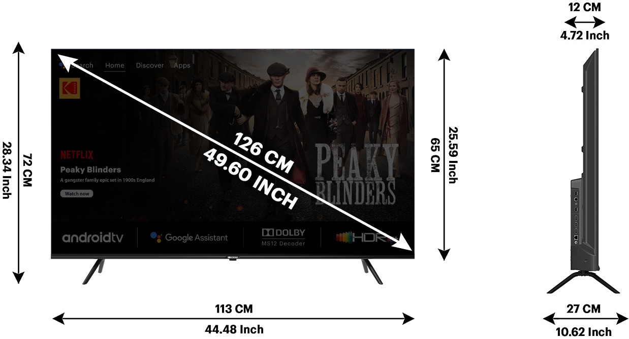 KODAK  CA PRO (50 inch) Ultra HD (4K)IPS+ (50CAPRO5066)