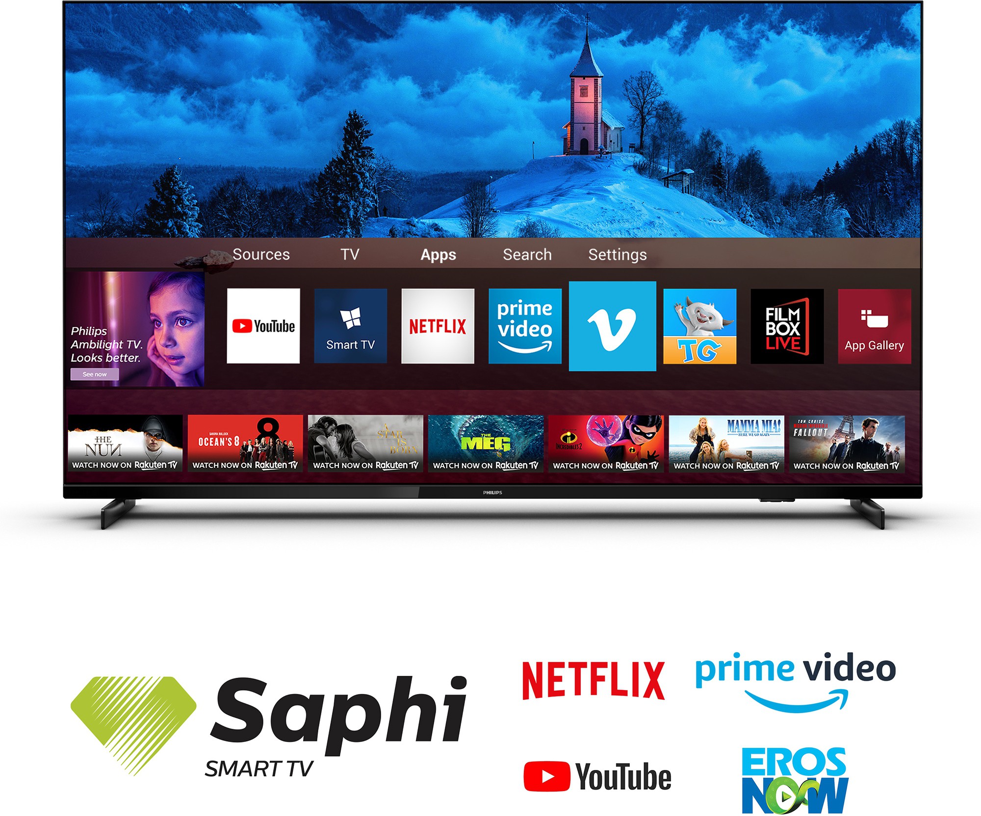PHILIPS  7600 Series (50 inch) Ultra HD (4K)LED (50PUT7605/94)
