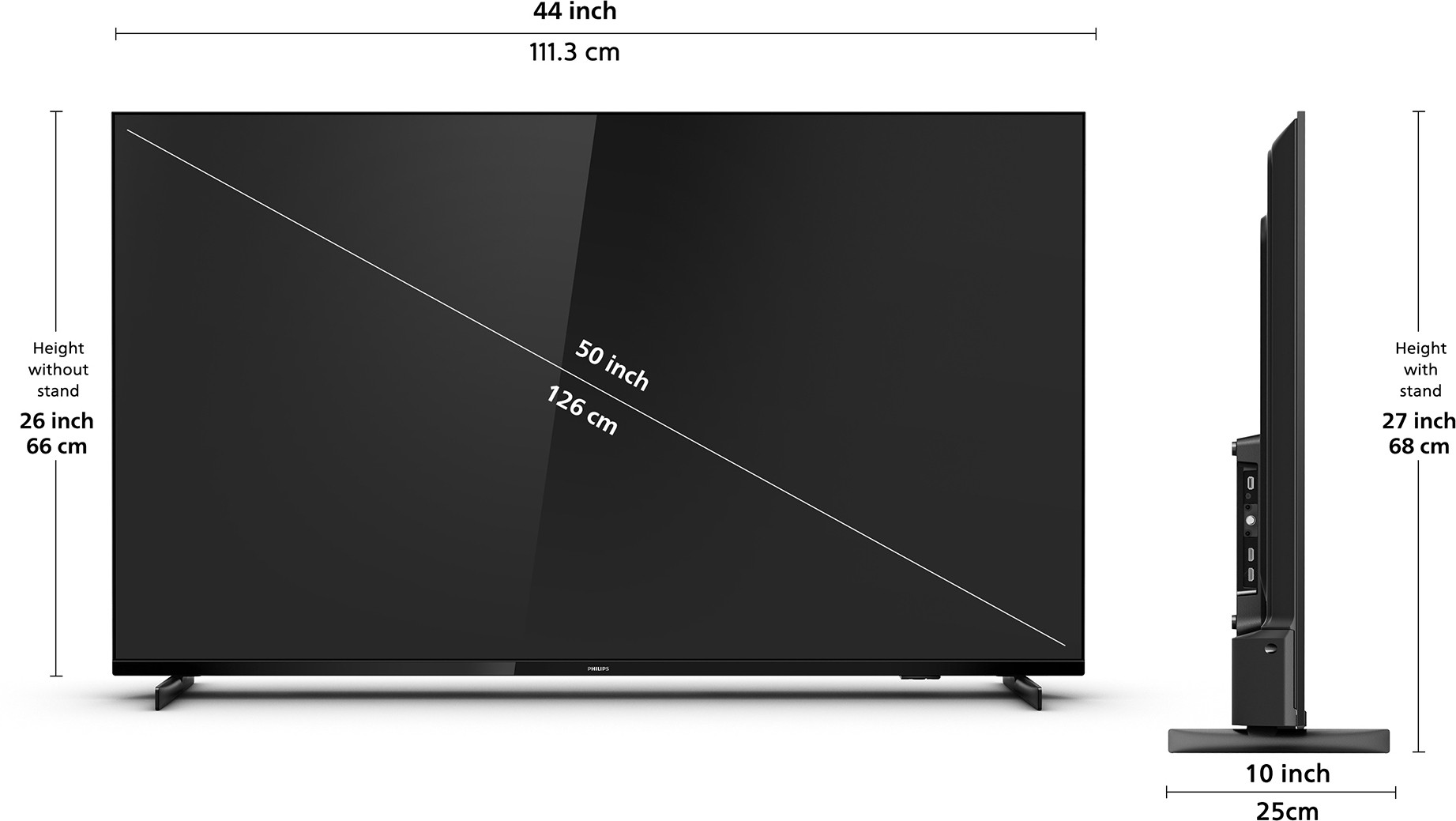 PHILIPS  7600 Series (50 inch) Ultra HD (4K)LED (50PUT7605/94)