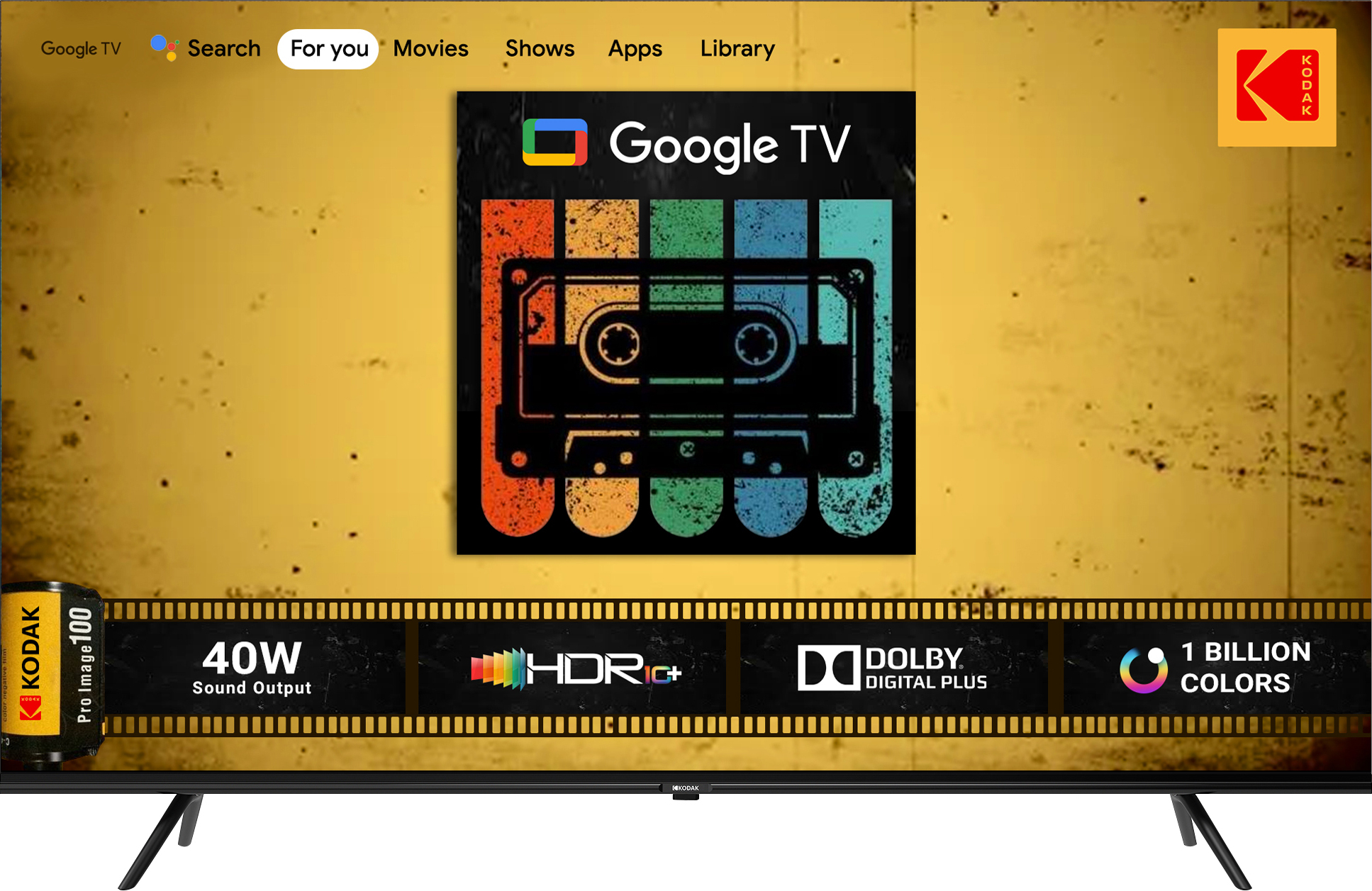 KODAK (50 inch) Ultra HD (4K) IPS ( 50CAPROGT5012 )