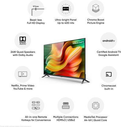 realme (43 inch) Full HD (TV 43) realme (43 inch) Full HD (TV 43)