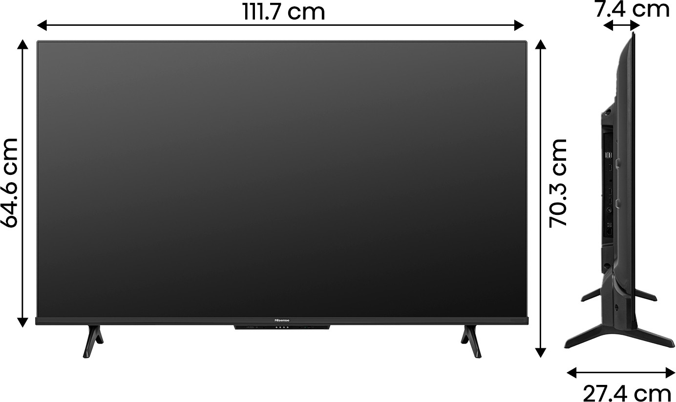 Hisense A6H (50 inch) Ultra HD (4K)A+ Grade Ultra Vivid High Contrast Panel (50A6H_1) Hisense A6H (50 inch) Ultra HD (4K)A+ Grade Ultra Vivid High Contrast Panel (50A6H_1)