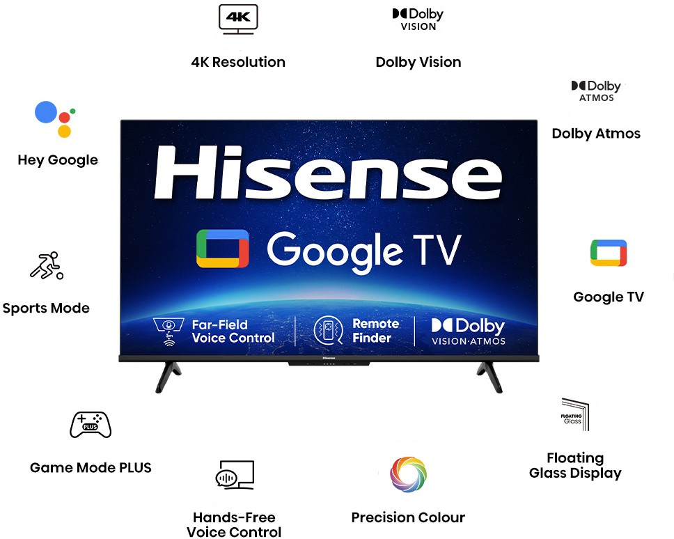 Hisense A6H (50 inch) Ultra HD (4K)A+ Grade Ultra Vivid High Contrast Panel (50A6H_1) Hisense A6H (50 inch) Ultra HD (4K)A+ Grade Ultra Vivid High Contrast Panel (50A6H_1)