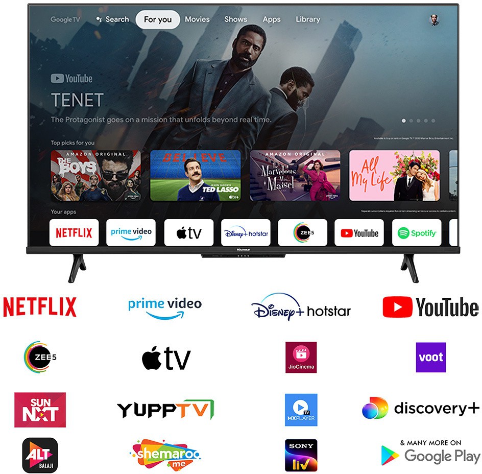 Hisense A6H (50 inch) Ultra HD (4K)A+ Grade Ultra Vivid High Contrast Panel (50A6H_1) Hisense A6H (50 inch) Ultra HD (4K)A+ Grade Ultra Vivid High Contrast Panel (50A6H_1)