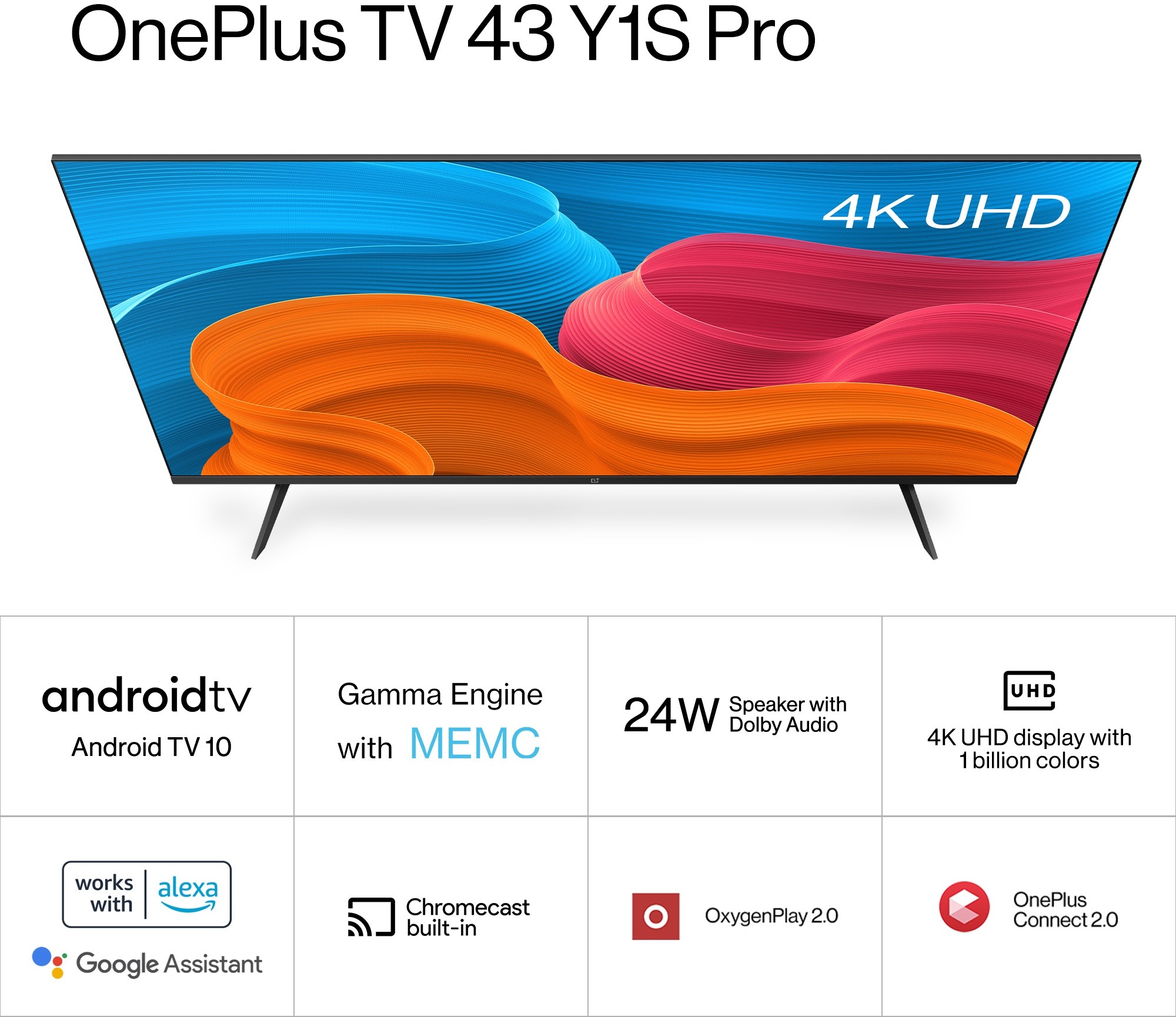 OnePlus (43 inch) Ultra HD (4K) (43UD2A00) OnePlus (43 inch) Ultra HD (4K) (43UD2A00)