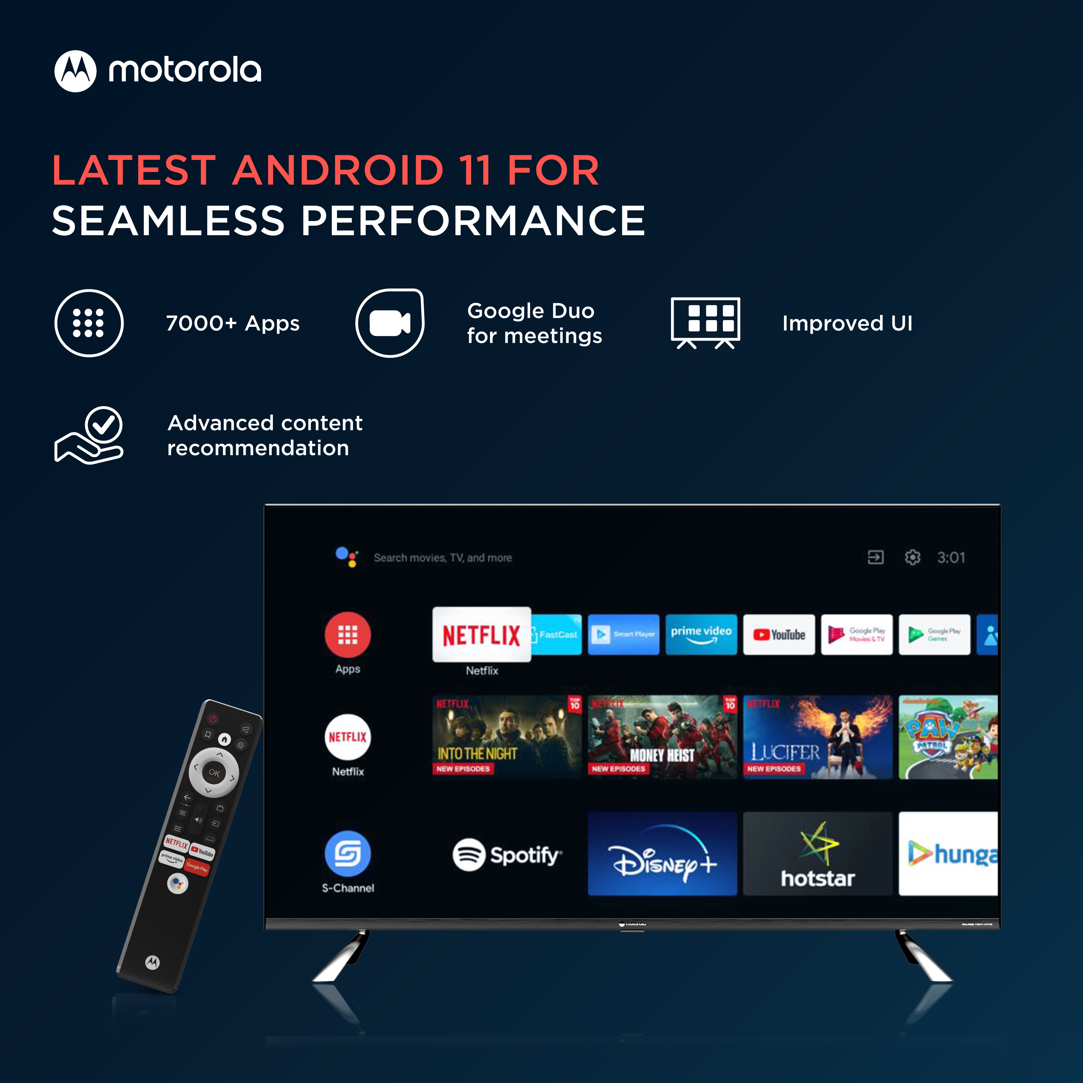 MOTOROLA Revou-Q (50 inch) Ultra HD (4K)VA Panel (50UHDAQMDT5Q) MOTOROLA Revou-Q (50 inch) Ultra HD (4K)VA Panel (50UHDAQMDT5Q)