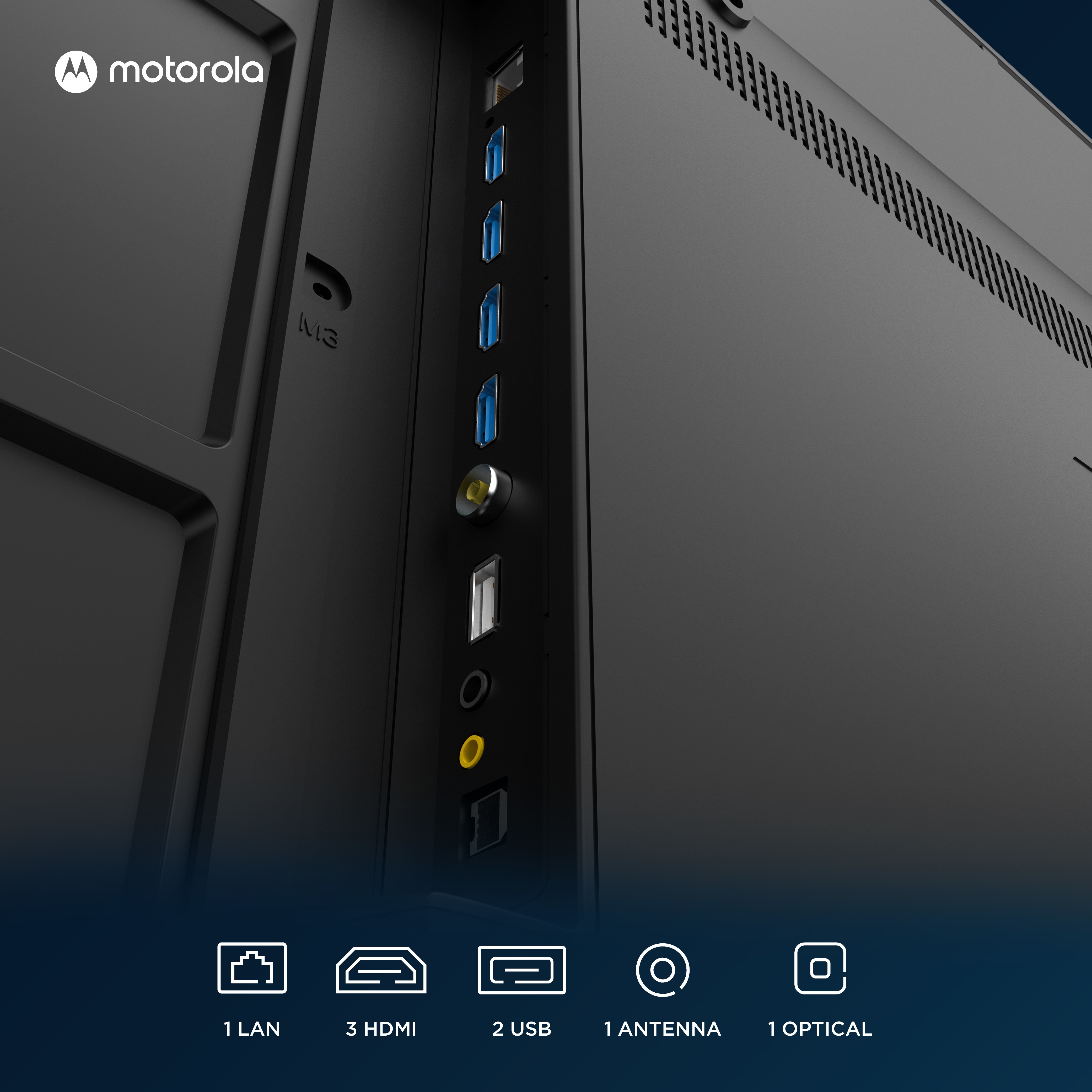 MOTOROLA Revou-Q (50 inch) Ultra HD (4K)VA Panel (50UHDAQMDT5Q) MOTOROLA Revou-Q (50 inch) Ultra HD (4K)VA Panel (50UHDAQMDT5Q)