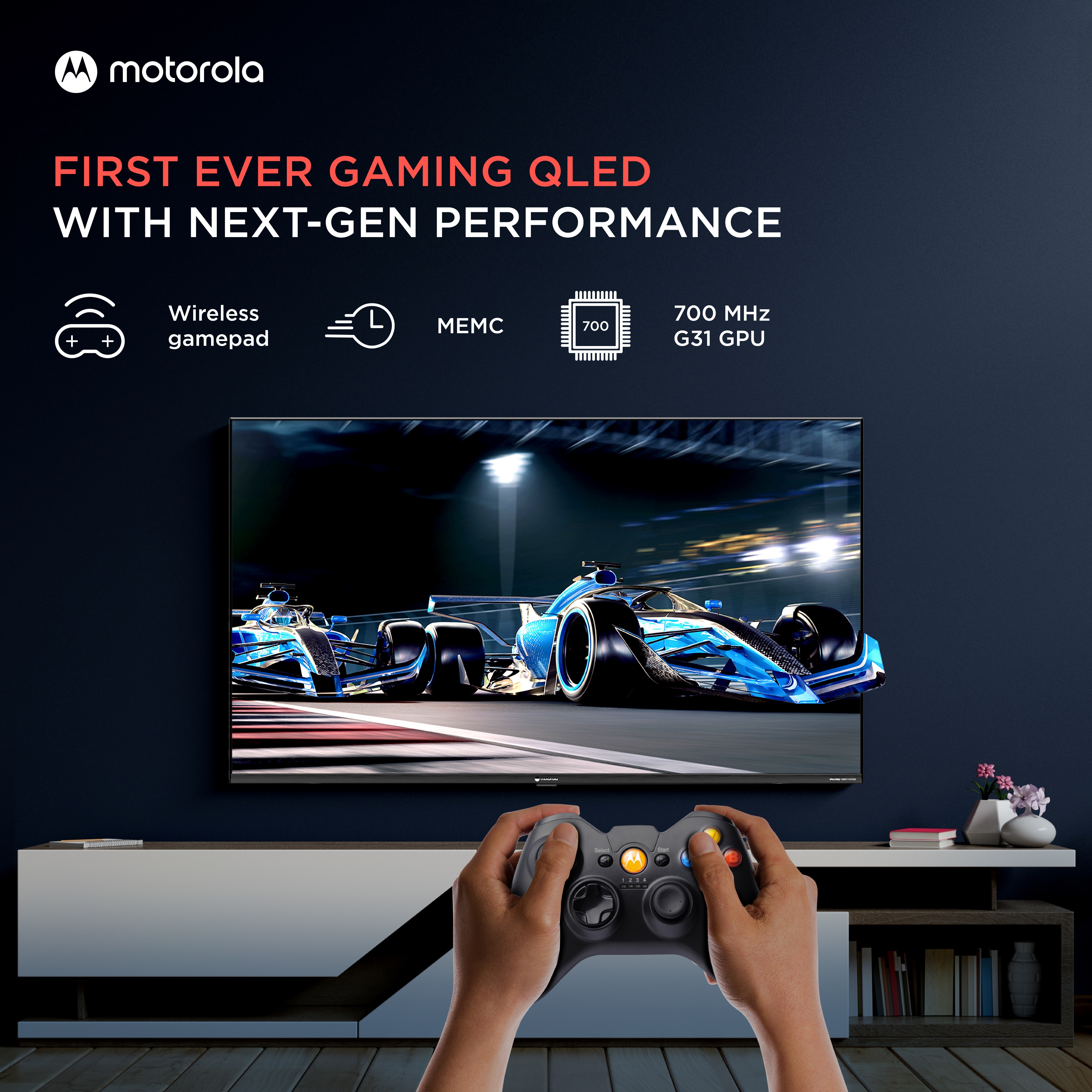 MOTOROLA Revou-Q (50 inch) Ultra HD (4K)VA Panel (50UHDAQMDT5Q) MOTOROLA Revou-Q (50 inch) Ultra HD (4K)VA Panel (50UHDAQMDT5Q)