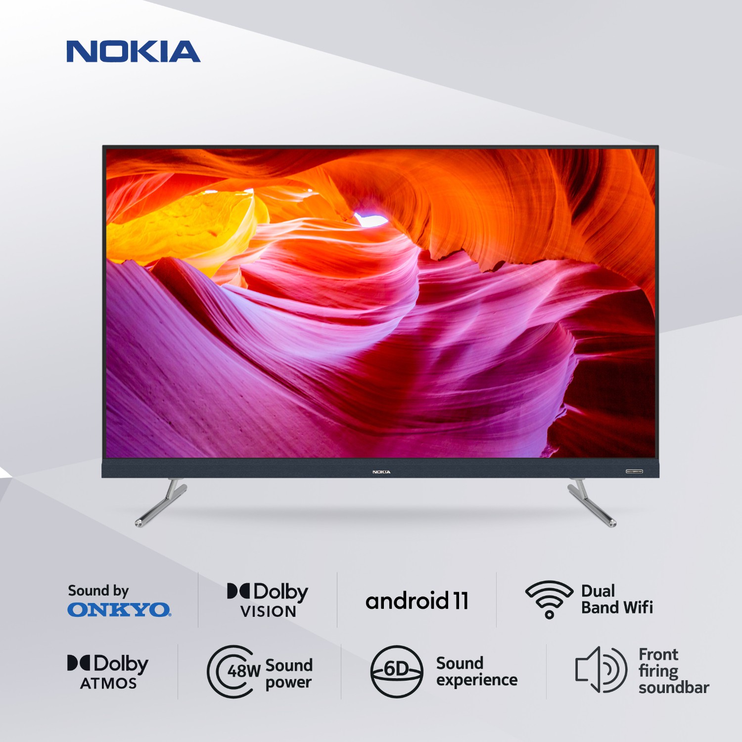 Nokia (50 inch) Ultra HD (4K)VA Panel (50UHDADNDT8P) Nokia (50 inch) Ultra HD (4K)VA Panel (50UHDADNDT8P)