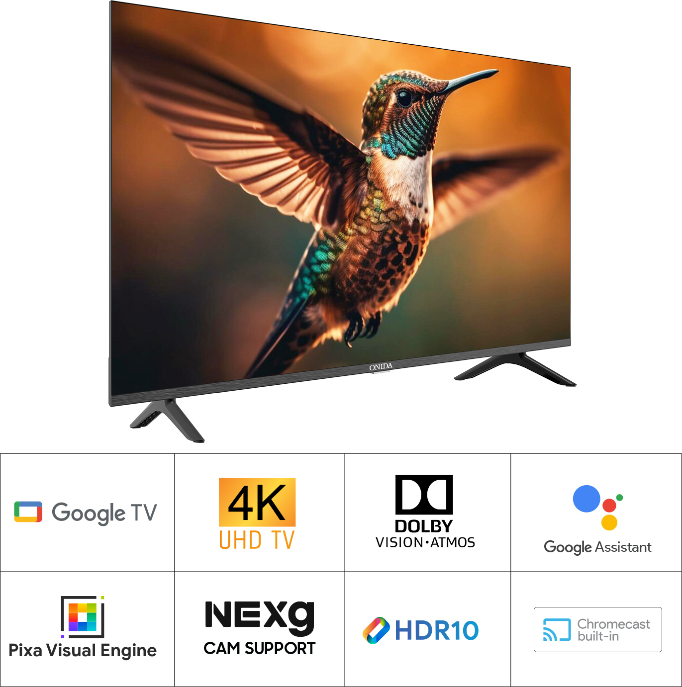 ONIDA (55 inch) Ultra HD (4K) (55UIG) ONIDA (55 inch) Ultra HD (4K) (55UIG)