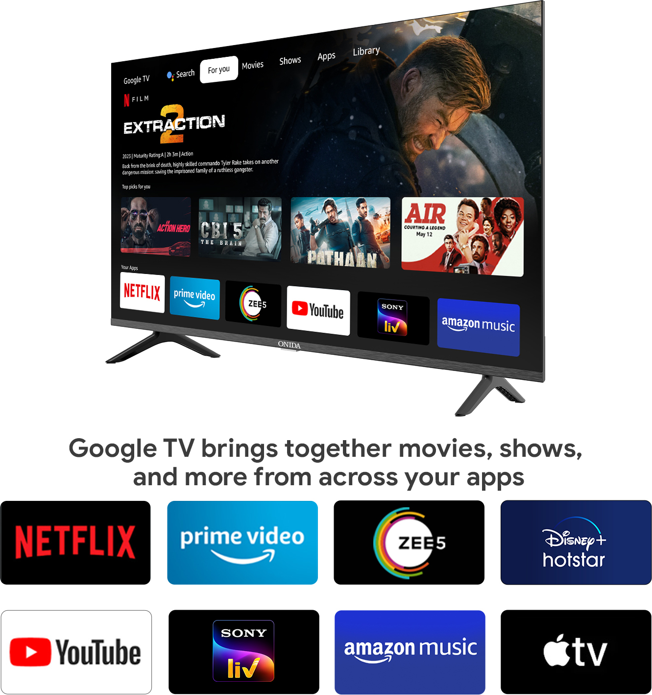 ONIDA (55 inch) Ultra HD (4K) (55UIG) ONIDA (55 inch) Ultra HD (4K) (55UIG)