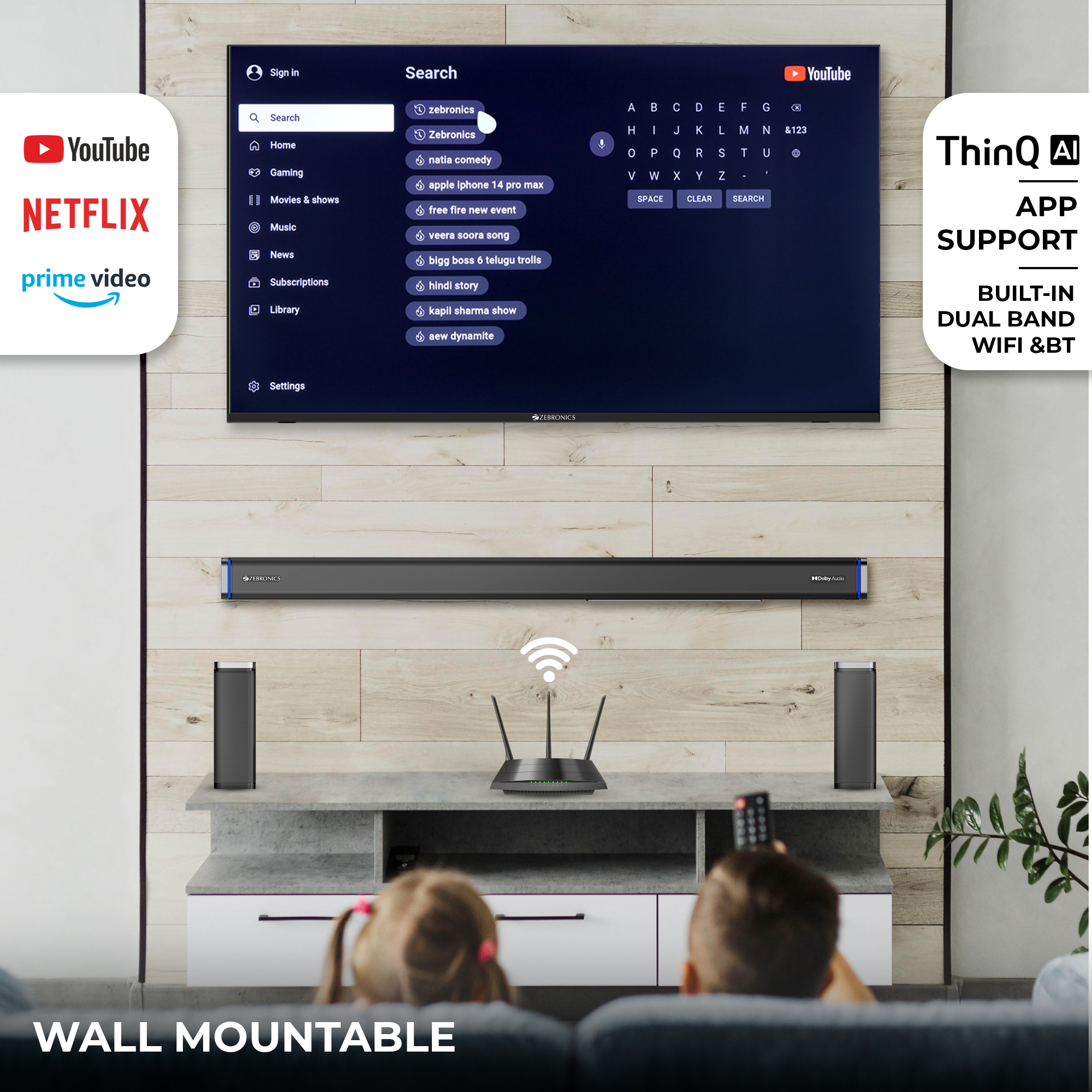ZEBRONICS   (55 inch) Ultra HD (4K) (Zeb-55W2)