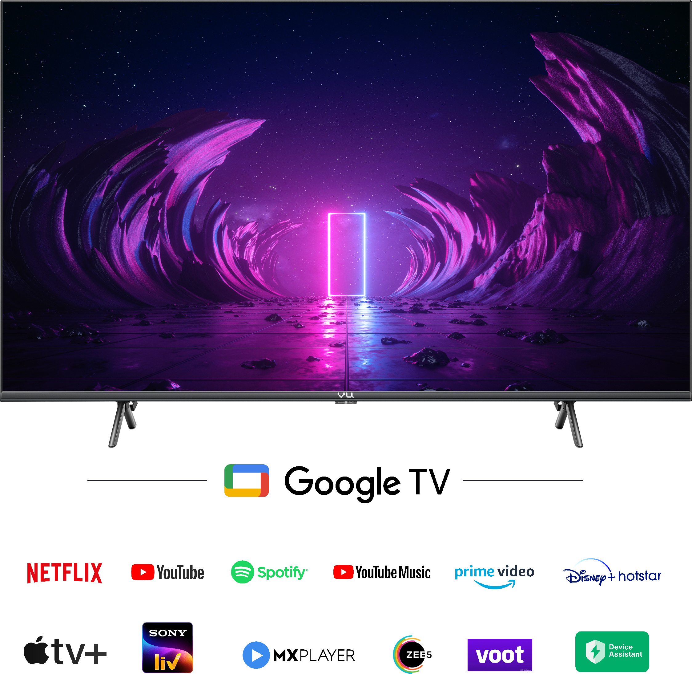 Vu GloLED (43 inch) Ultra HD (4K) (43GLOLED-3 Yrs) Vu GloLED (43 inch) Ultra HD (4K) (43GLOLED-3 Yrs)