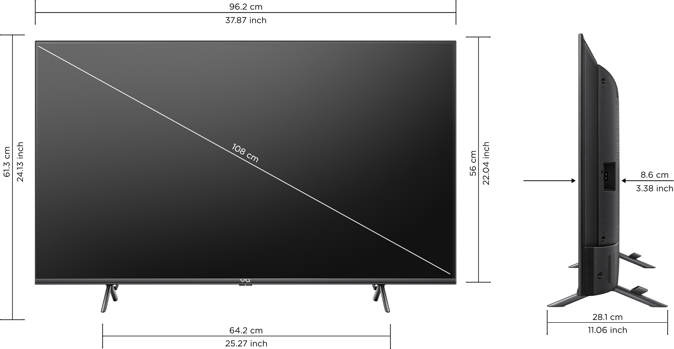 Vu GloLED (43 inch) Ultra HD (4K) (43GLOLED-3 Yrs) Vu GloLED (43 inch) Ultra HD (4K) (43GLOLED-3 Yrs)
