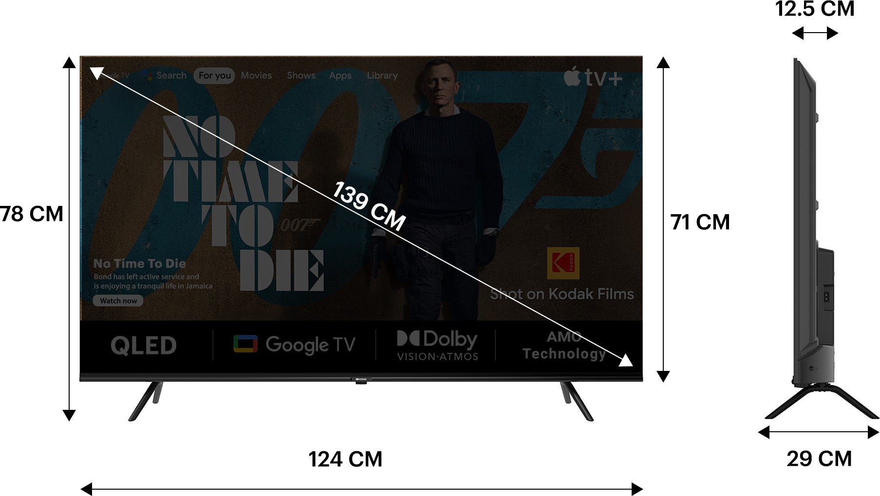 KODAK   (55 inch) Ultra HD (4K) (55MT5022)