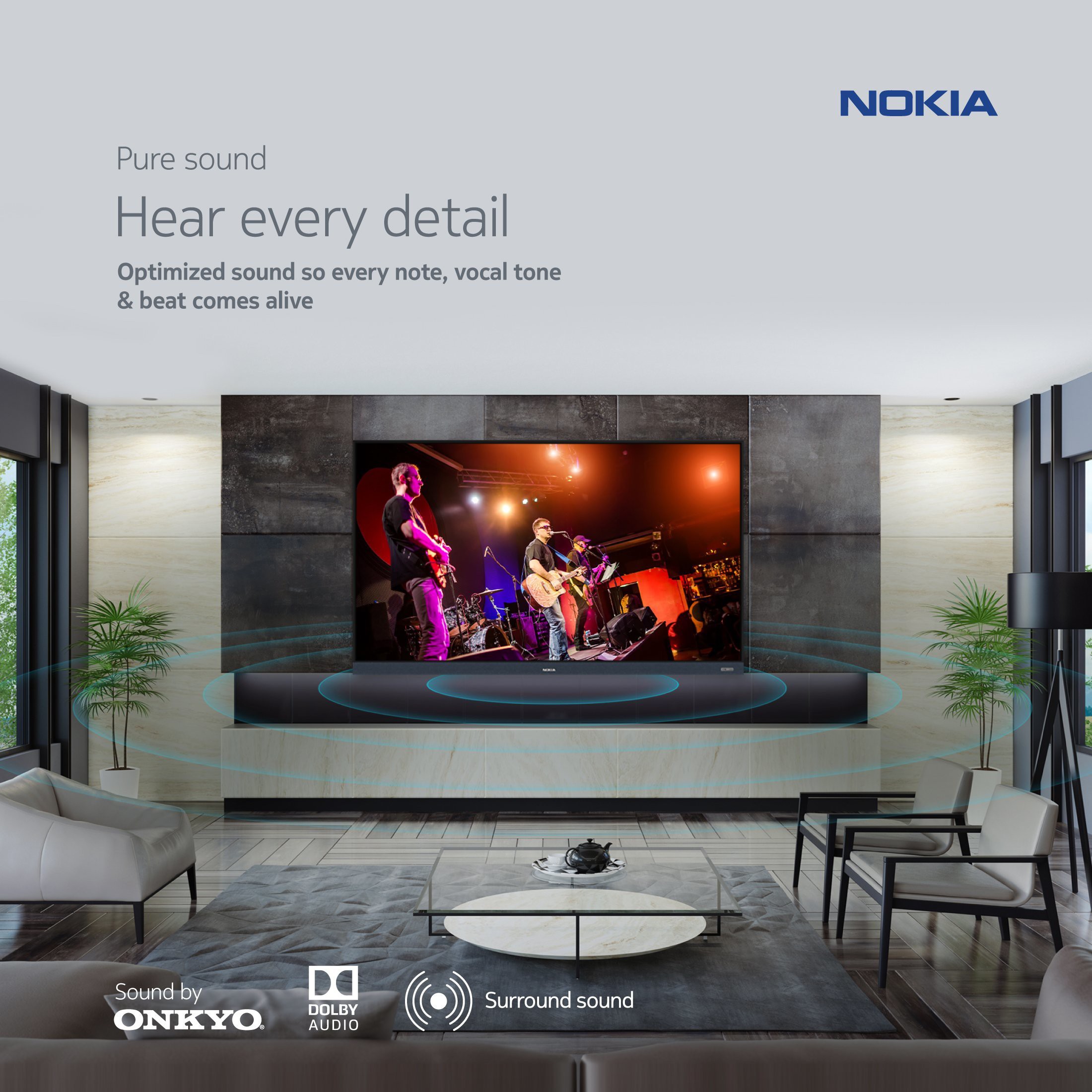 Nokia (65 inch) Ultra HD (4K)VA Panel (65TAUHDN) Nokia (65 inch) Ultra HD (4K)VA Panel (65TAUHDN)