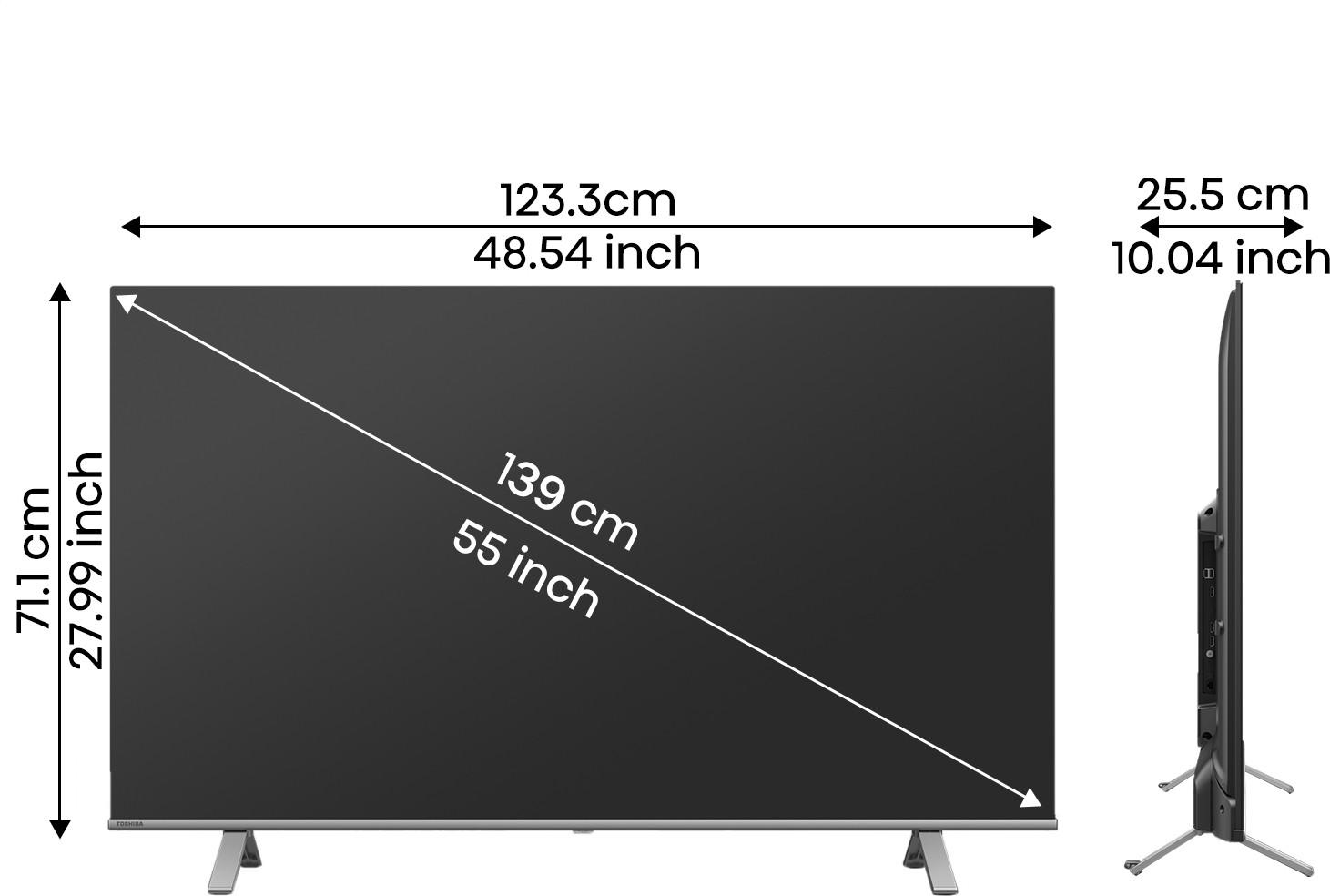 TOSHIBA C350LP (55 inch) Ultra HD (4K)A+ Grade Ultra Vivid Panel (55C350LP) TOSHIBA C350LP (55 inch) Ultra HD (4K)A+ Grade Ultra Vivid Panel (55C350LP)