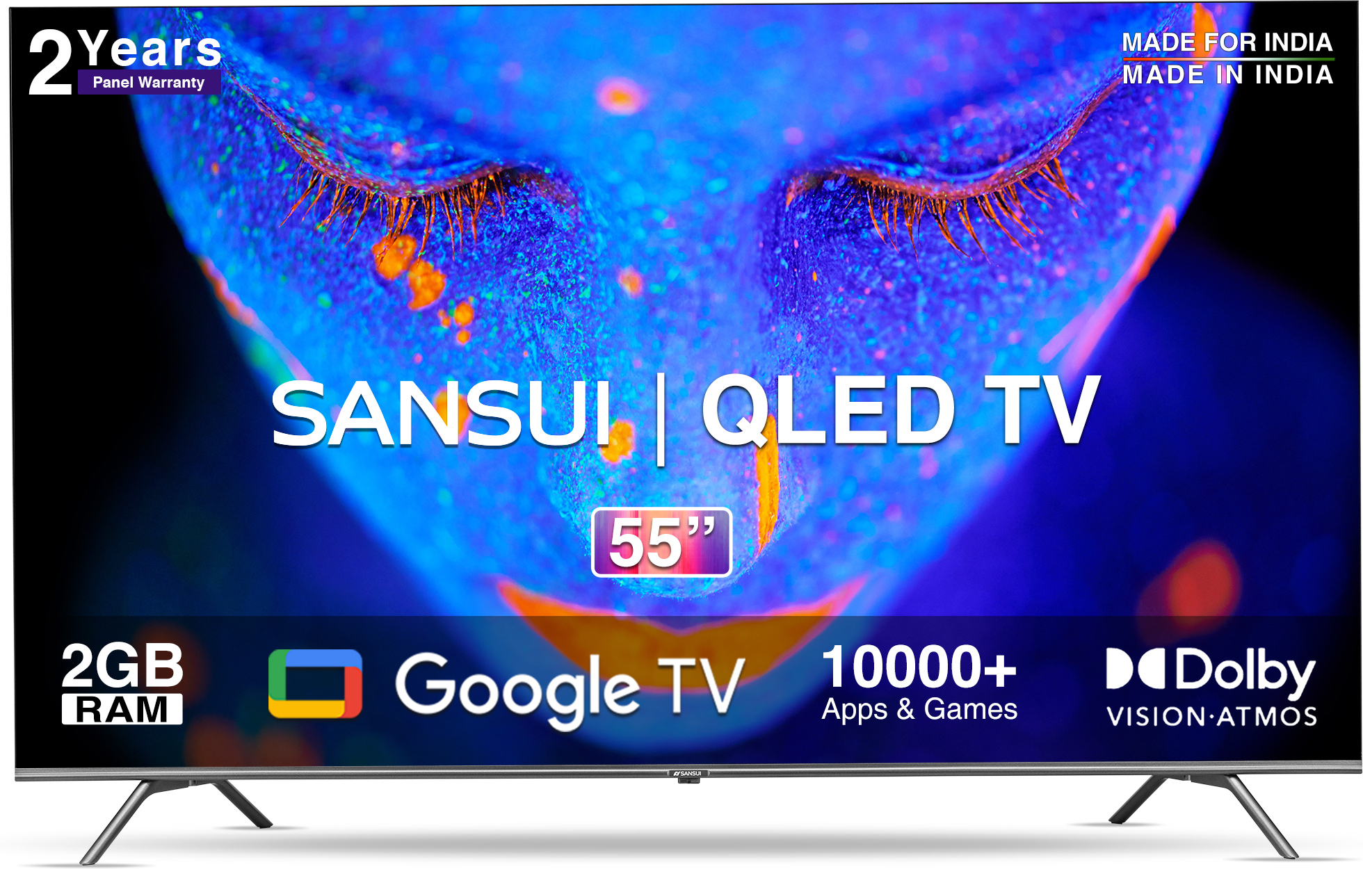 Sansui (55 inch) Ultra HD (4K) (JSW55GSQLED) Sansui (55 inch) Ultra HD (4K) (JSW55GSQLED)
