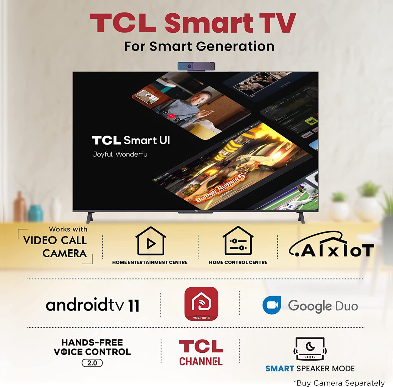 TCL C725 (55 inch) Ultra HD (4K)A+ Grade (55C725) TCL C725 (55 inch) Ultra HD (4K)A+ Grade (55C725)