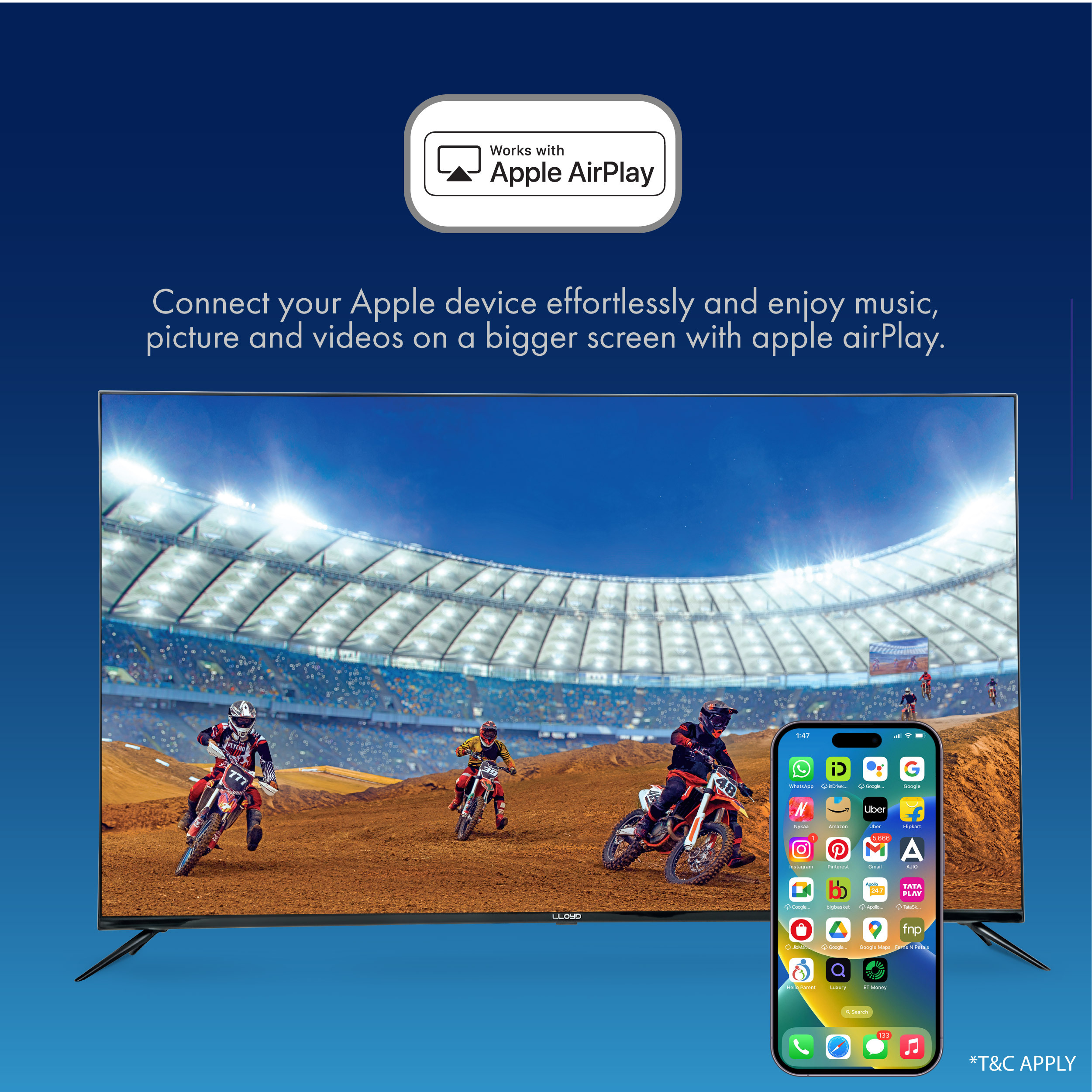Lloyd (50 inch) Ultra HD (4K) (50QS850E) Lloyd (50 inch) Ultra HD (4K) (50QS850E)