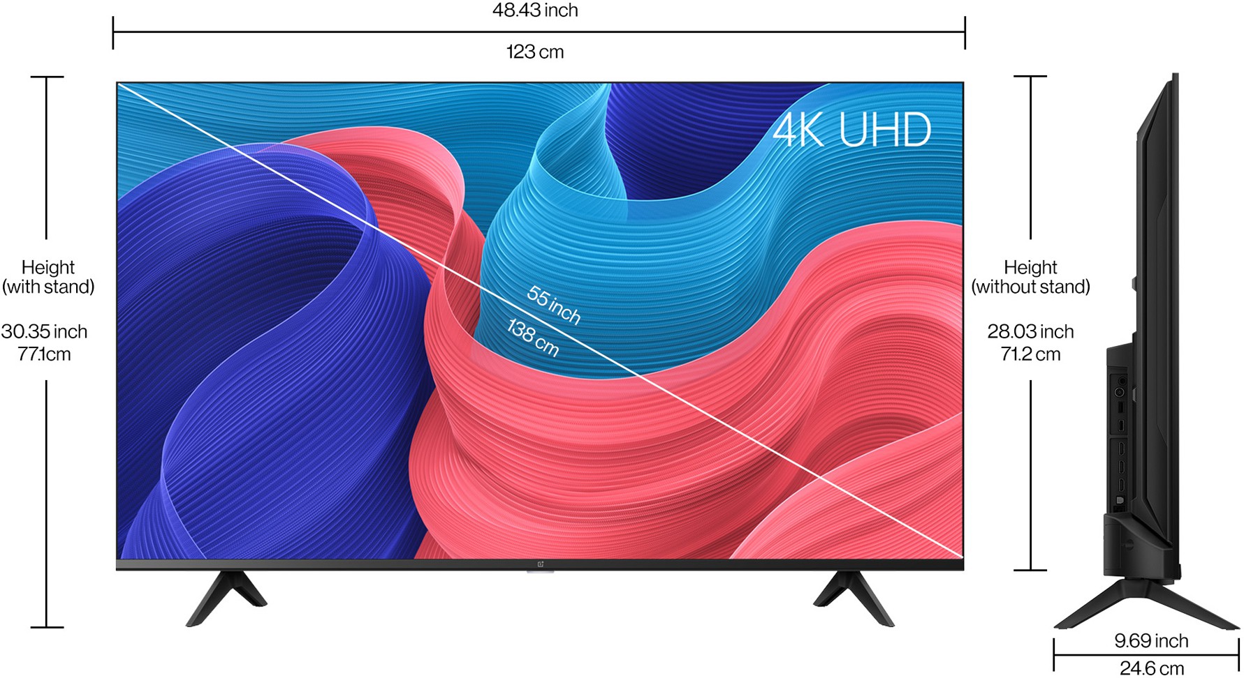 OnePlus Y1S Pro (55 inch) Ultra HD (4K)LED (55UD2A00) OnePlus Y1S Pro (55 inch) Ultra HD (4K)LED (55UD2A00)