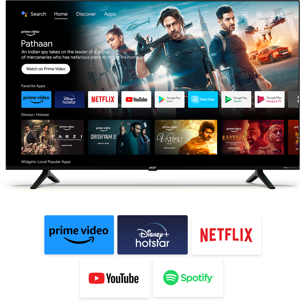 Acer  H PRO Series (55 inch) Ultra HD (4K)VA Panel (AR55GR2851UDPRO)