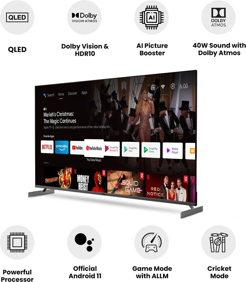 Vu (55 inch) Ultra HD (4K)QLED (55QML) Vu (55 inch) Ultra HD (4K)QLED (55QML)