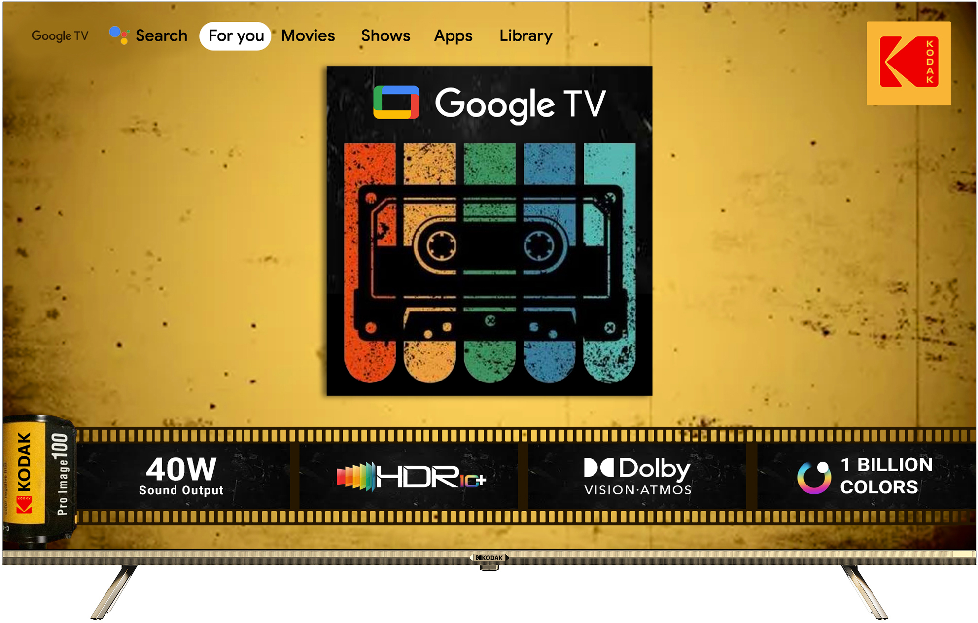 KODAK (65 inch) Ultra HD (4K) ( 65CAPRO5099 )
