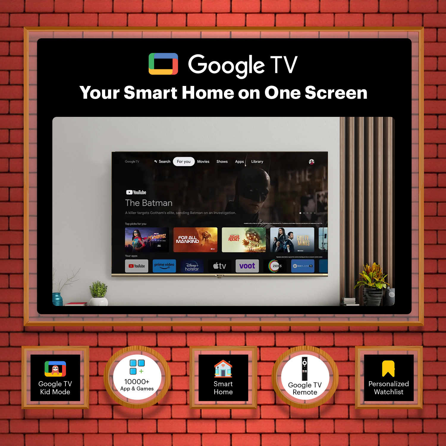 KODAK   (65 inch) Ultra HD (4K) (65CAPRO5099)