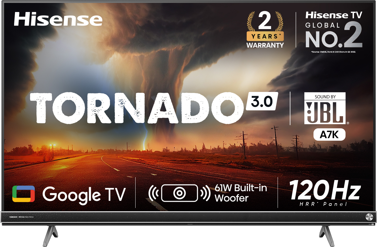 Hisense (55 inch) Ultra HD (4K) VA High Contrast Panel 55A7K