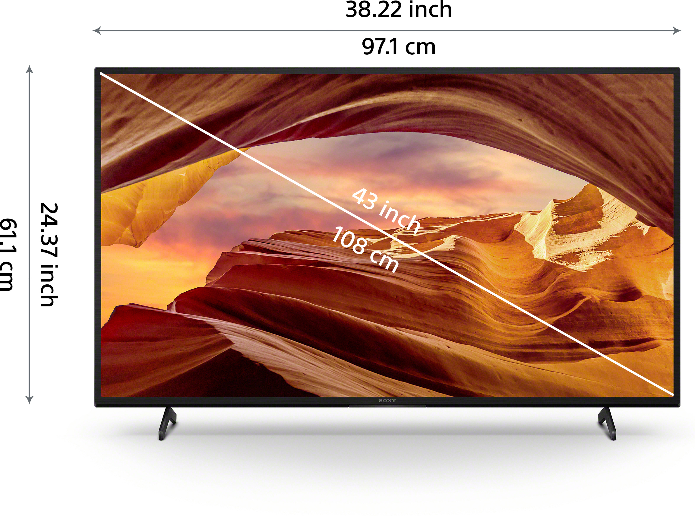 SONY  X70L (43 inch) Ultra HD (4K) (KD-43X70L)