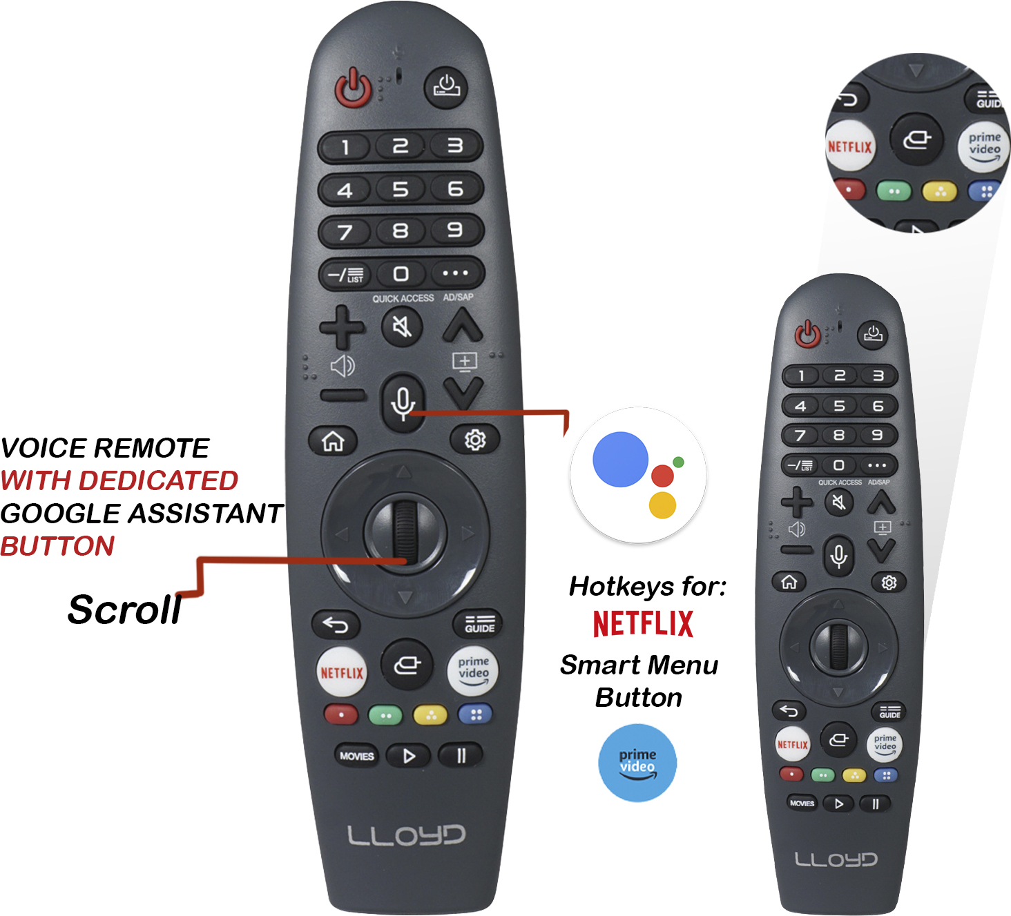 Lloyd QX900D (55 inch) Ultra HD (4K) (55QX900D) Lloyd QX900D (55 inch) Ultra HD (4K) (55QX900D)