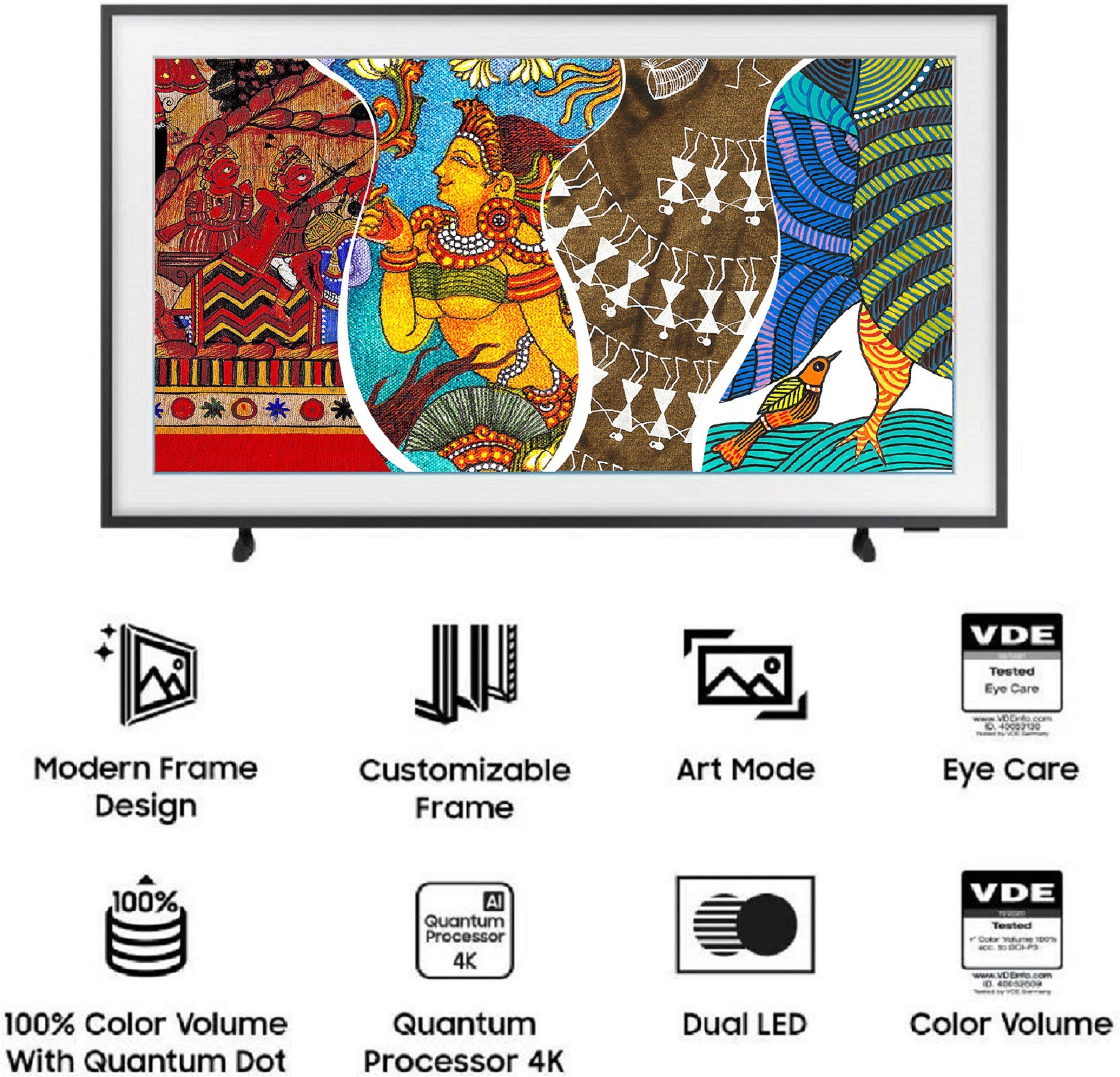 SAMSUNG  The Frame 2021 Series (50 inch) Ultra HD (4K) (QA50LS03AAKLXL)