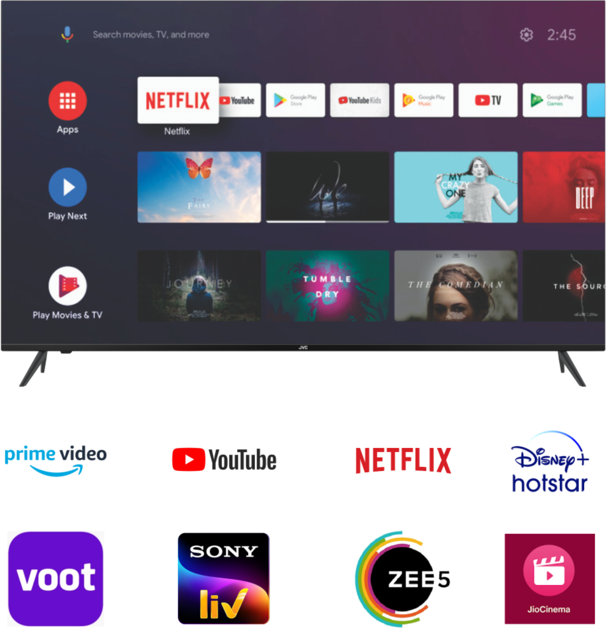 JVC (58 inch) Ultra HD (4K) (LT-58NQ7135C) JVC (58 inch) Ultra HD (4K) (LT-58NQ7135C)