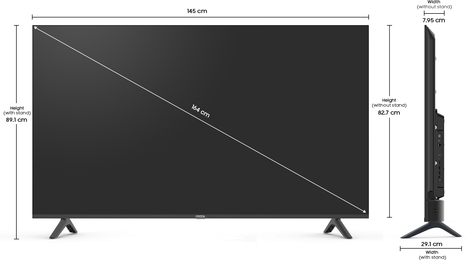 ONIDA   (65 inch) Ultra HD (4K) (65UIG)