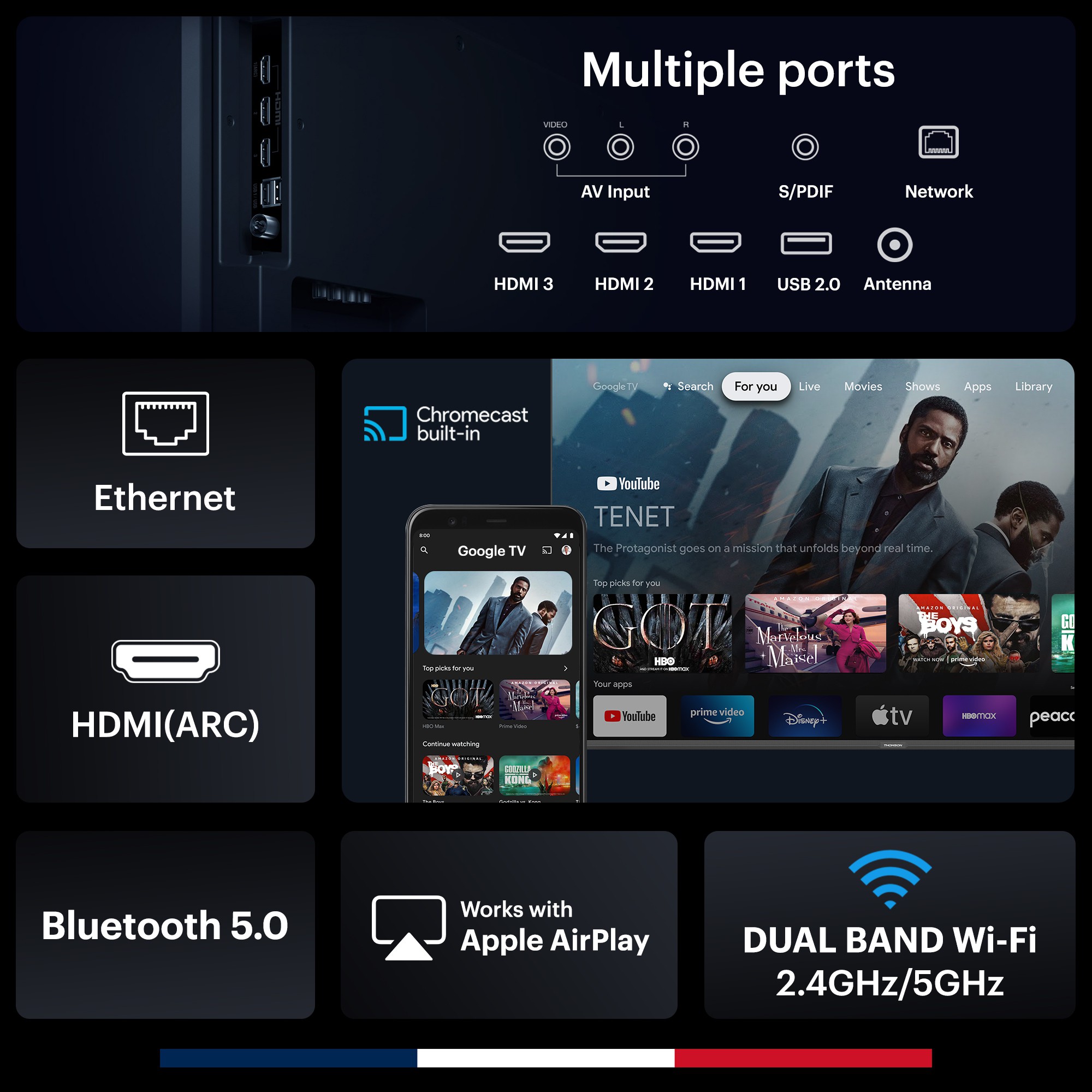 Thomson (65 inch) Ultra HD (4K) (Q65H1100) Thomson (65 inch) Ultra HD (4K) (Q65H1100)