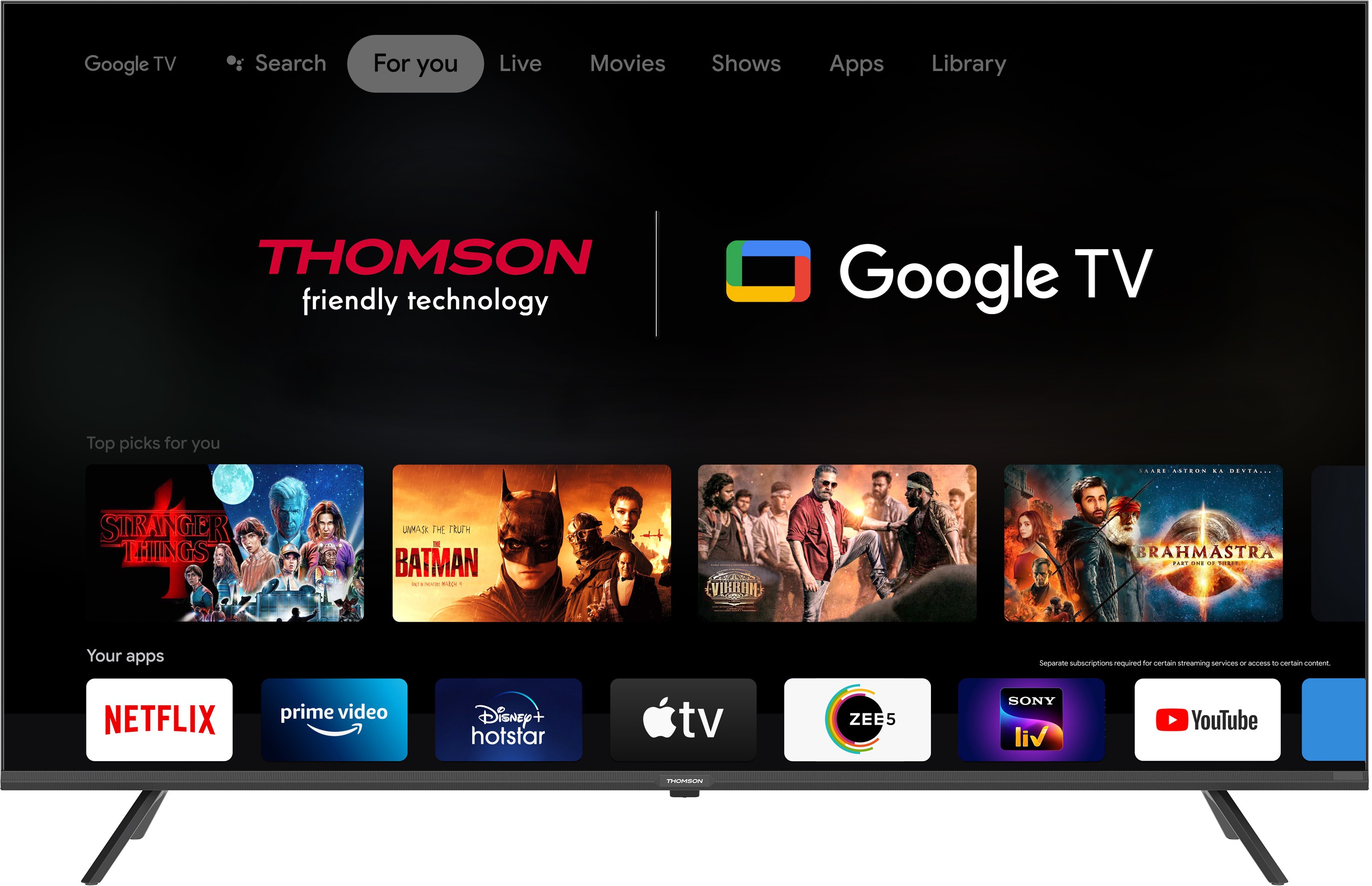 Thomson (65 inch) Ultra HD (4K) (Q65H1100) Thomson (65 inch) Ultra HD (4K) (Q65H1100)