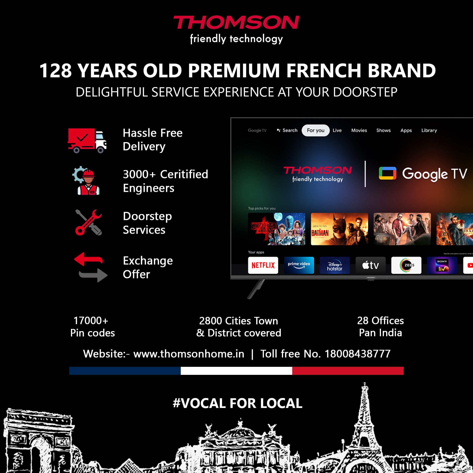 Thomson (65 inch) Ultra HD (4K) (Q65H1100) Thomson (65 inch) Ultra HD (4K) (Q65H1100)