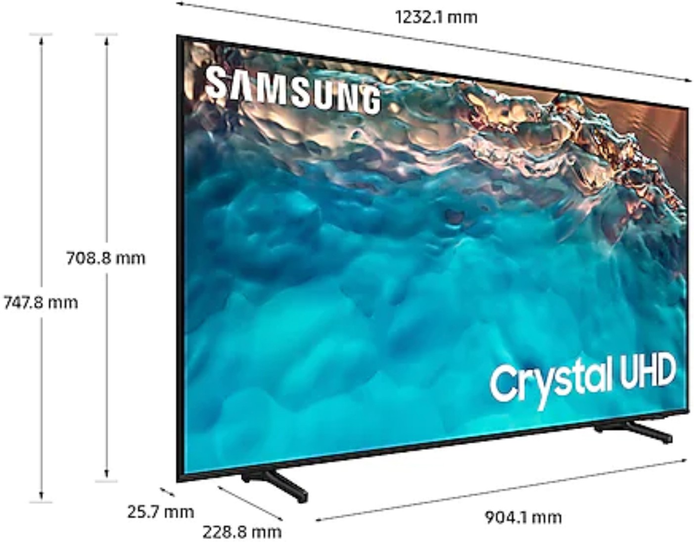 SAMSUNG   (55 inch) Ultra HD (4K) (UA55BU8000KLXL)