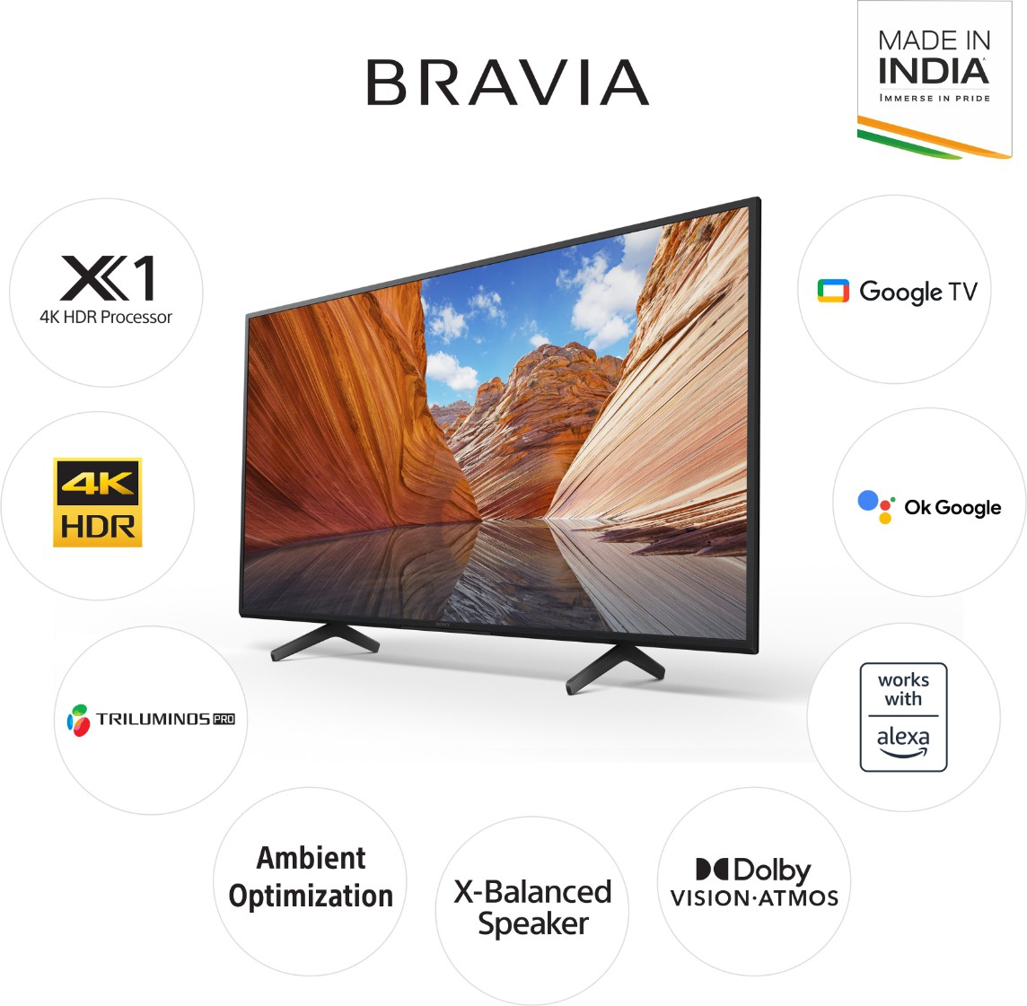 SONY Bravia (43 inch) Ultra HD (4K) (KD-43X80J) SONY Bravia (43 inch) Ultra HD (4K) (KD-43X80J)
