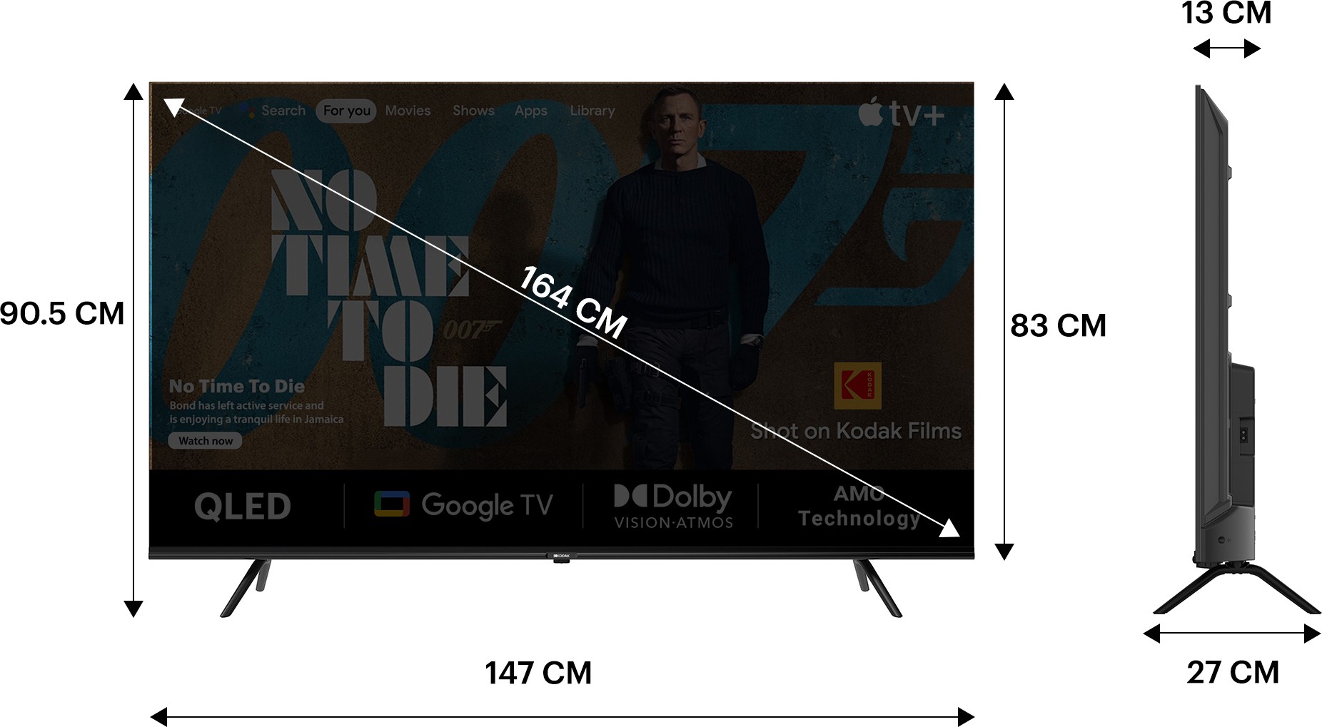 KODAK   (65 inch) Ultra HD (4K) (65MT5033)