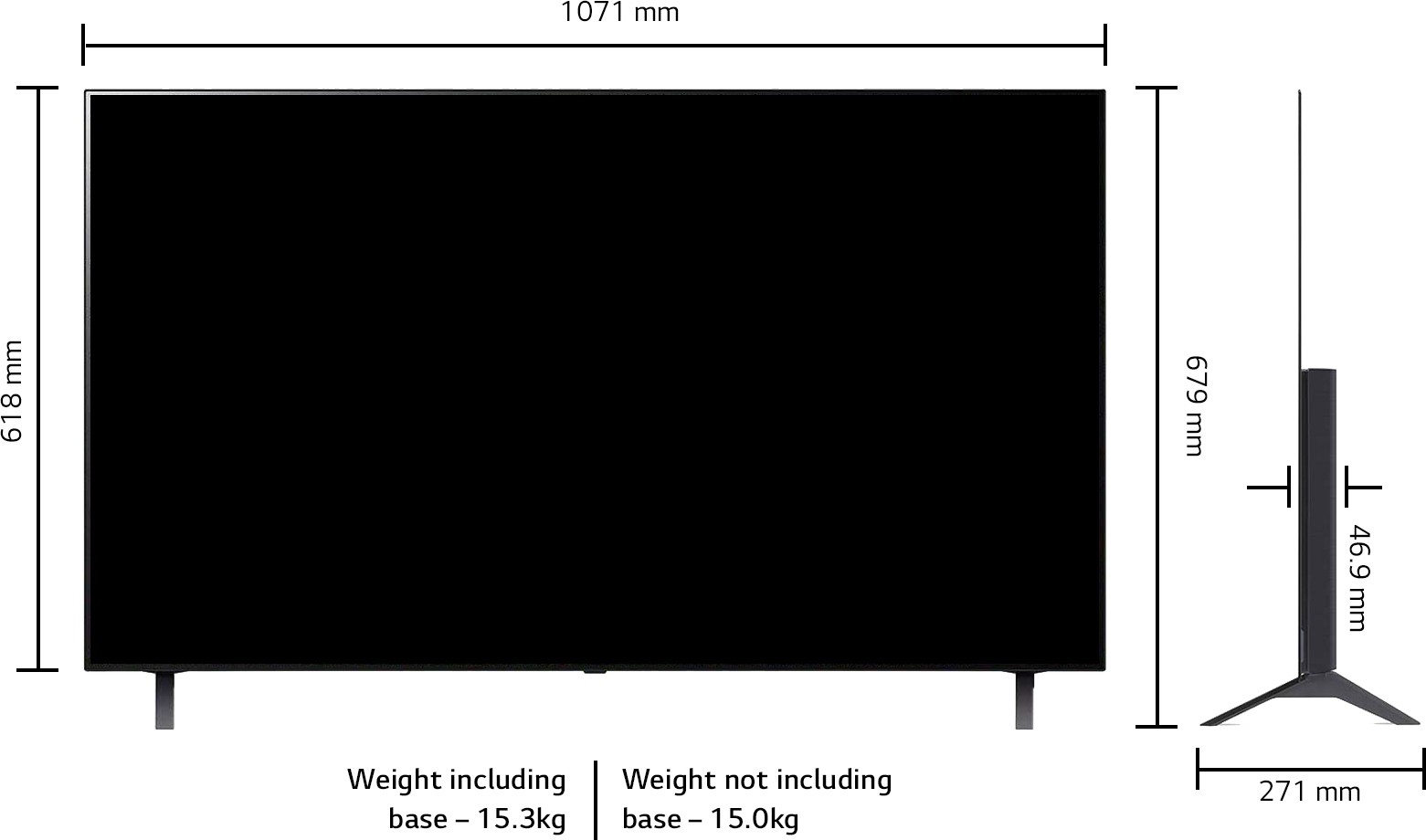 LG  OLED A1 Series (48 inch) Ultra HD (4K) (OLED48A1PTZ)