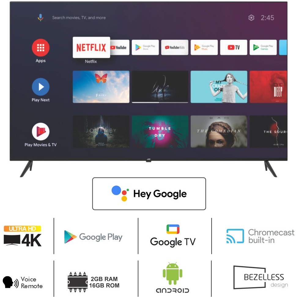 JVC (65 inch) Ultra HD (4K) (LT-65NQ7115CGX) JVC (65 inch) Ultra HD (4K) (LT-65NQ7115CGX)