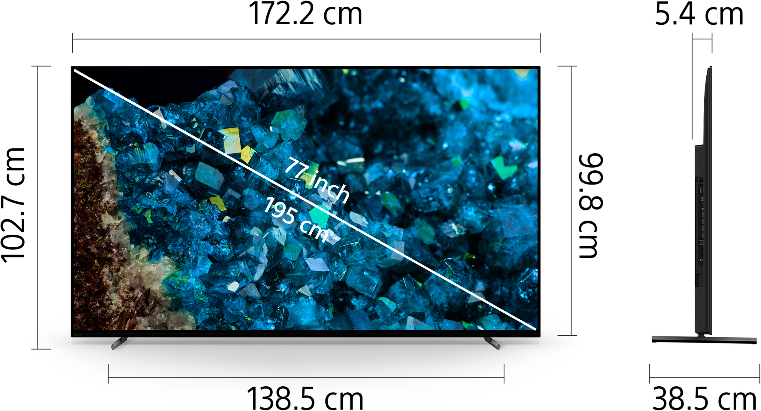 SONY  A80L (77 inch) Ultra HD (4K) (XR-77A80L)