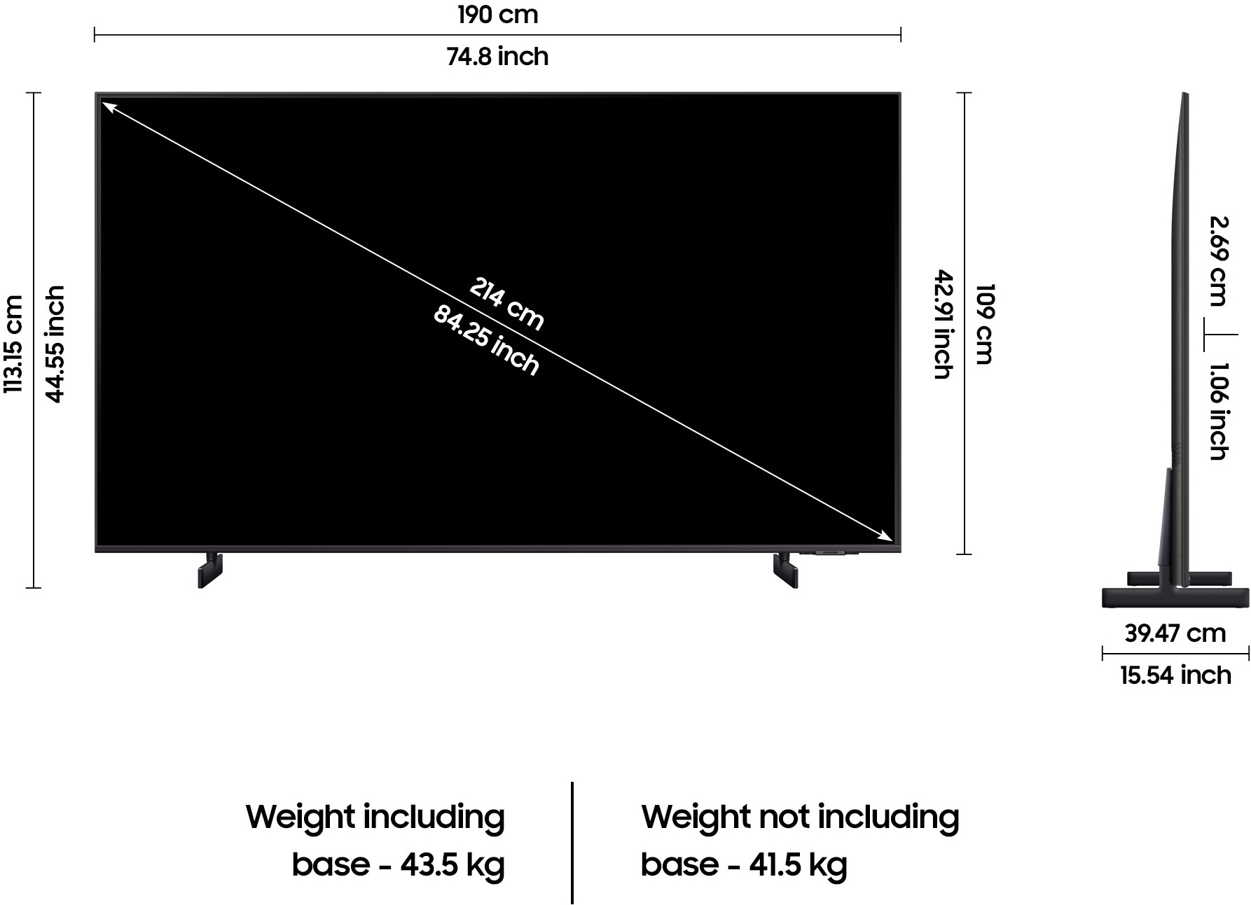 SAMSUNG (85 inch) Ultra HD (4K)LED (UA85CU8000KXXL) SAMSUNG (85 inch) Ultra HD (4K)LED (UA85CU8000KXXL)